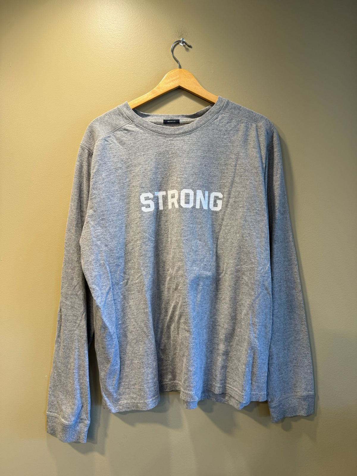 Vintage Abercrombie & Fitch Strong Fitted Long Sleeve T-Shirt - XL