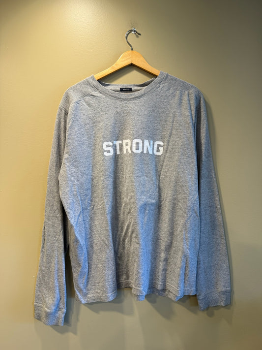 Vintage Abercrombie & Fitch Strong Fitted Long Sleeve T-Shirt - XL