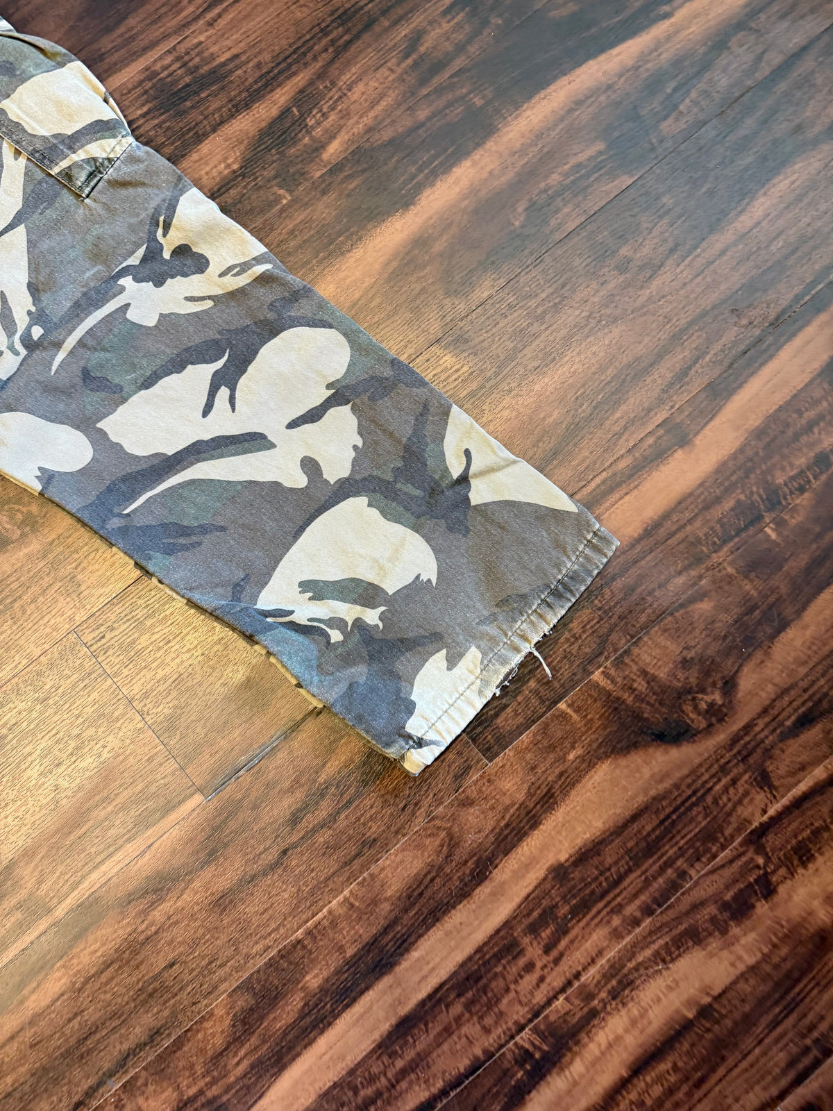Vintage Wrangler Fleece-Lined Camouflage Cargo Pants- 36x30