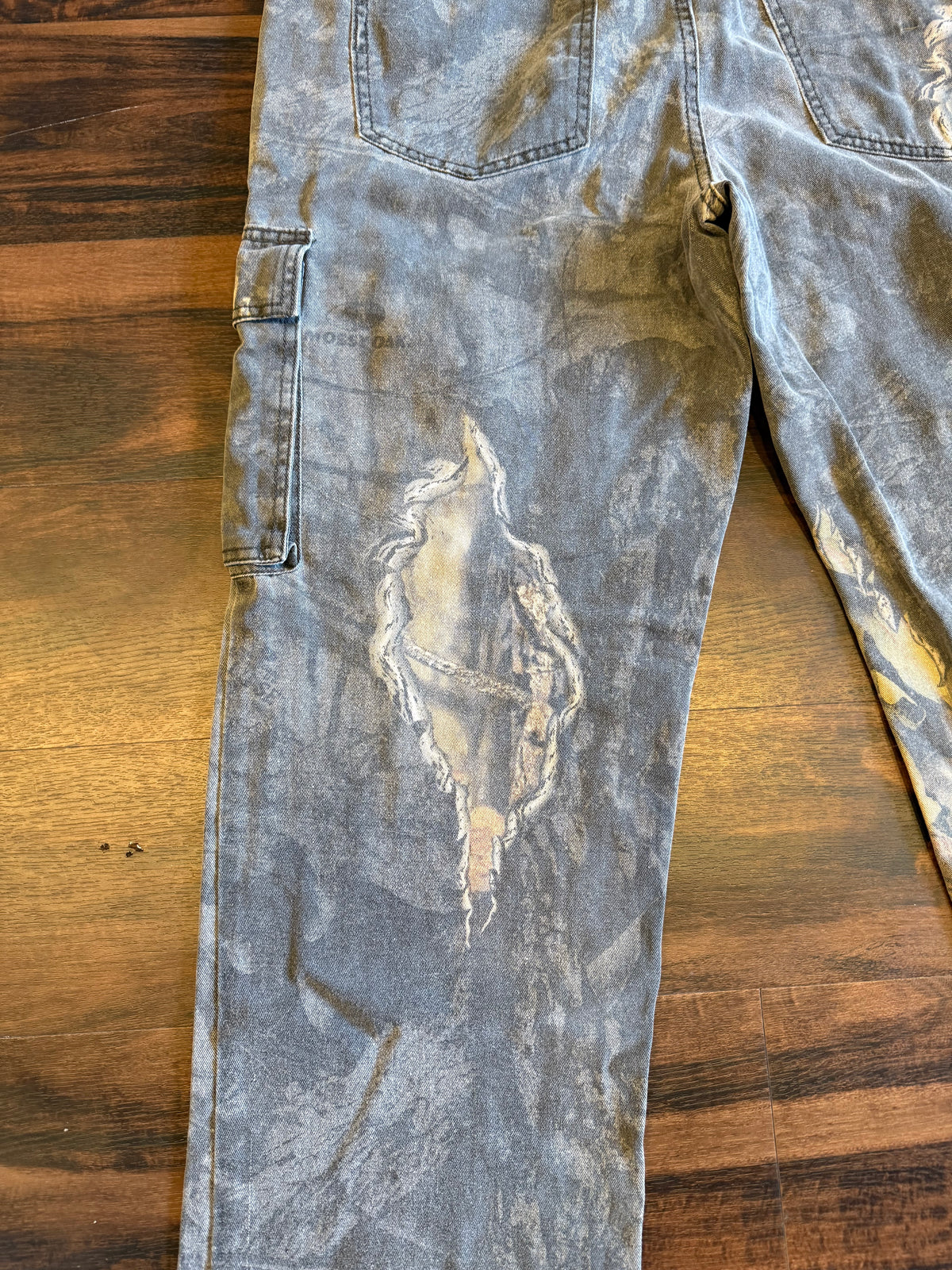 Vintage Mossy Oak Tear Camo Cargo Pants- 34x31