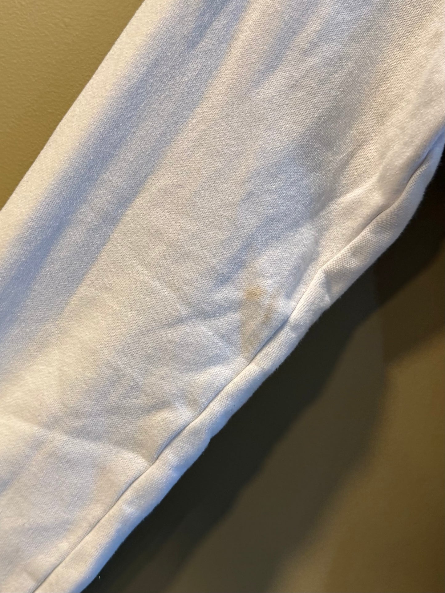 Vintage Fox Racing White Zip-Up Hoodie Sweatshirt- L