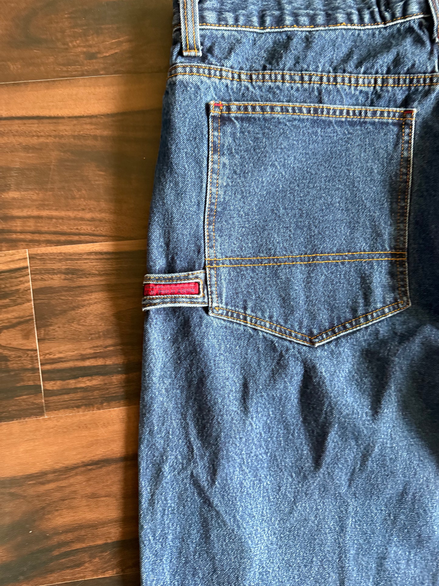 Vintage Y2K US Polo Association Baggy Carpenter Denim Jeans- 40x32