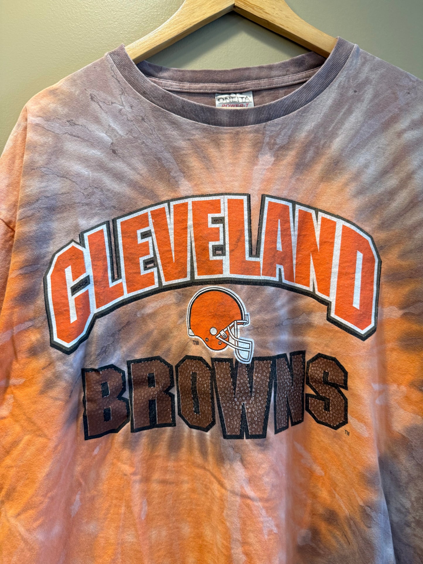 Vintage Cleveland Browns Tie Dye T-Shirt- XL
