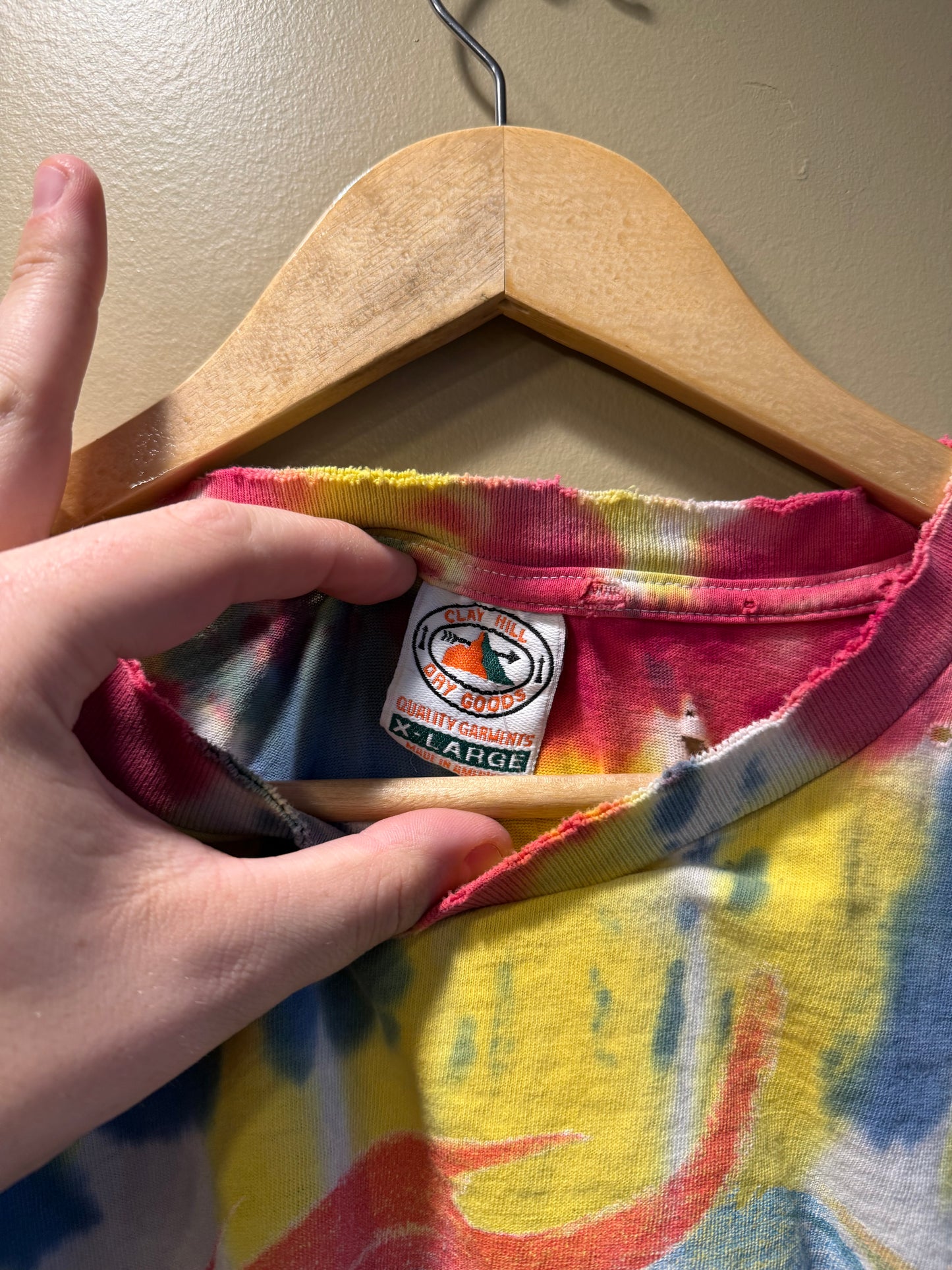 Vintage Bob Marley Tie Dye Kaya Weed T-Shirt- XL