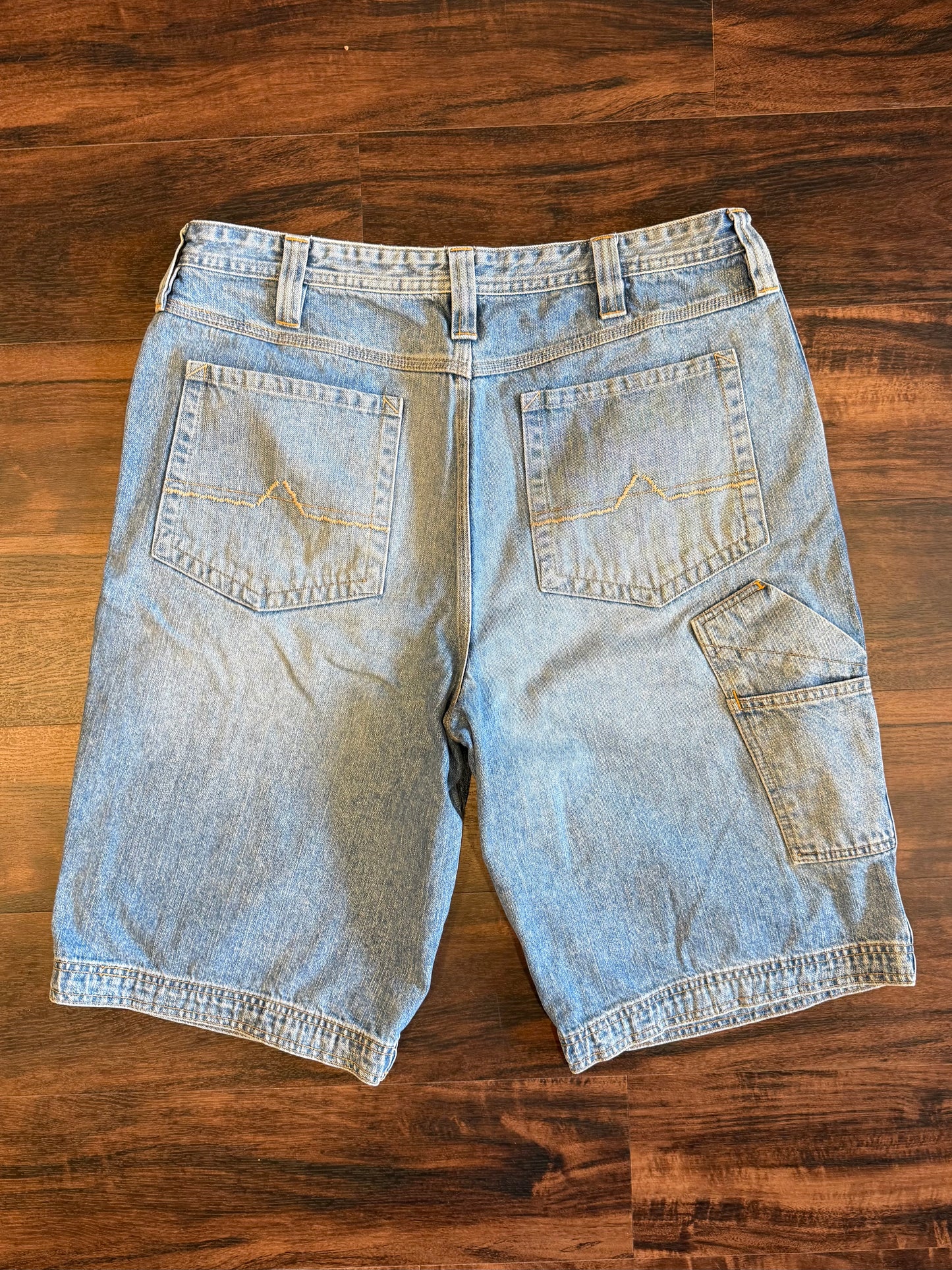 Vintage Urban Up Streetwear Denim Jean Shorts- 36