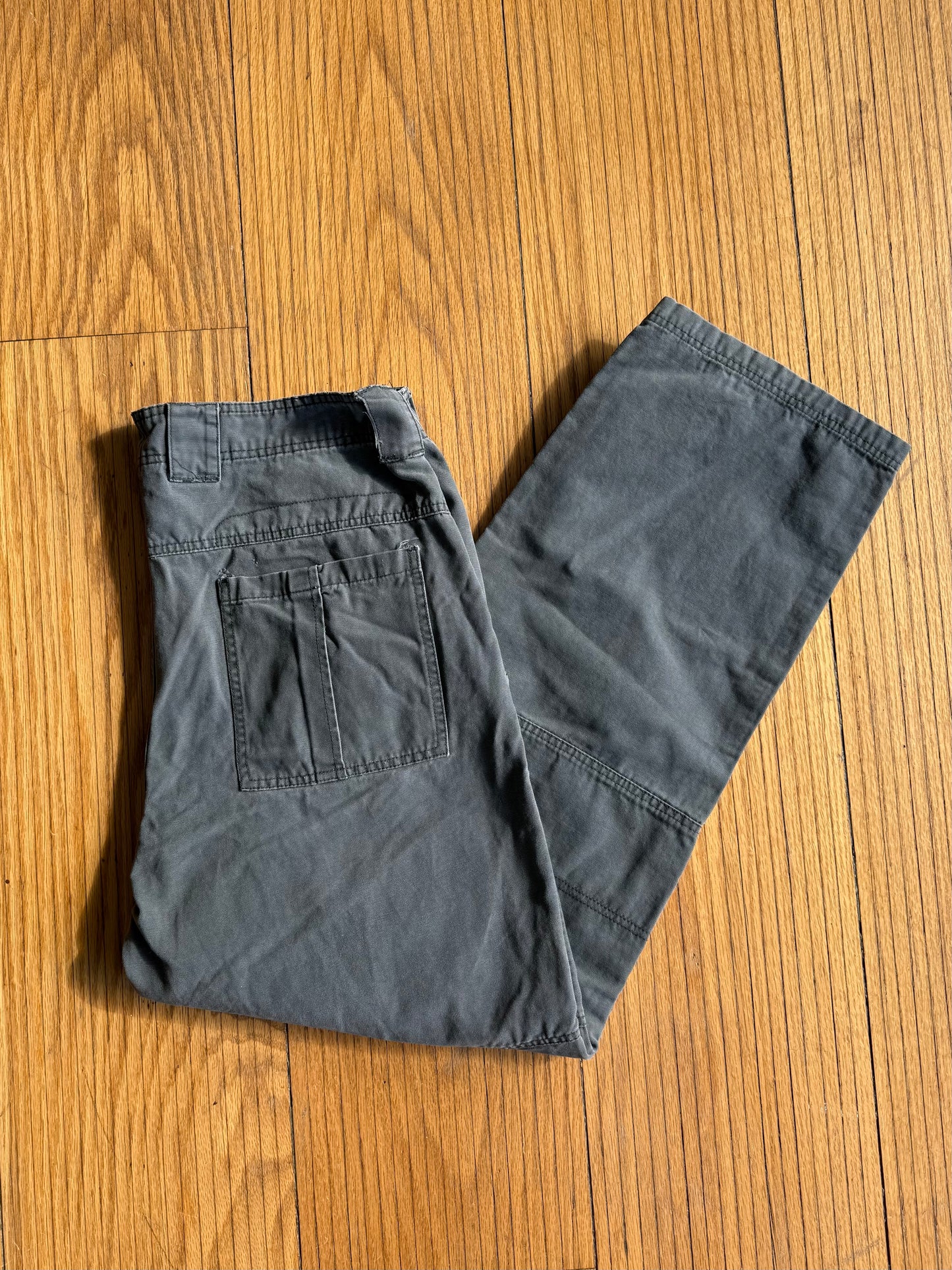 Vintage Alpine Design Baggy Gray Streetwear Pants- 34x31