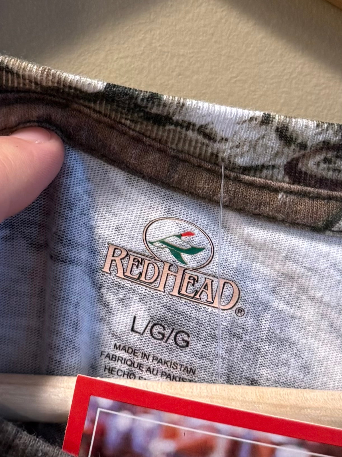 Vintage RedHead Mossy Oak Breakup Tree Camo T-Shirt- L