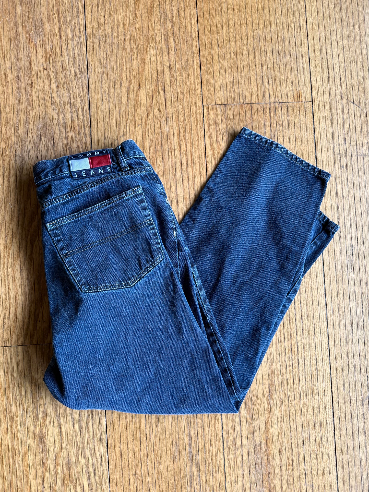 Vintage Tommy Hilfiger Dark Wash Denim Jeans- 34x30