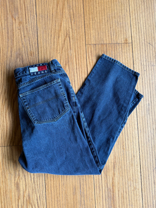 Vintage Tommy Hilfiger Dark Wash Denim Jeans- 34x30
