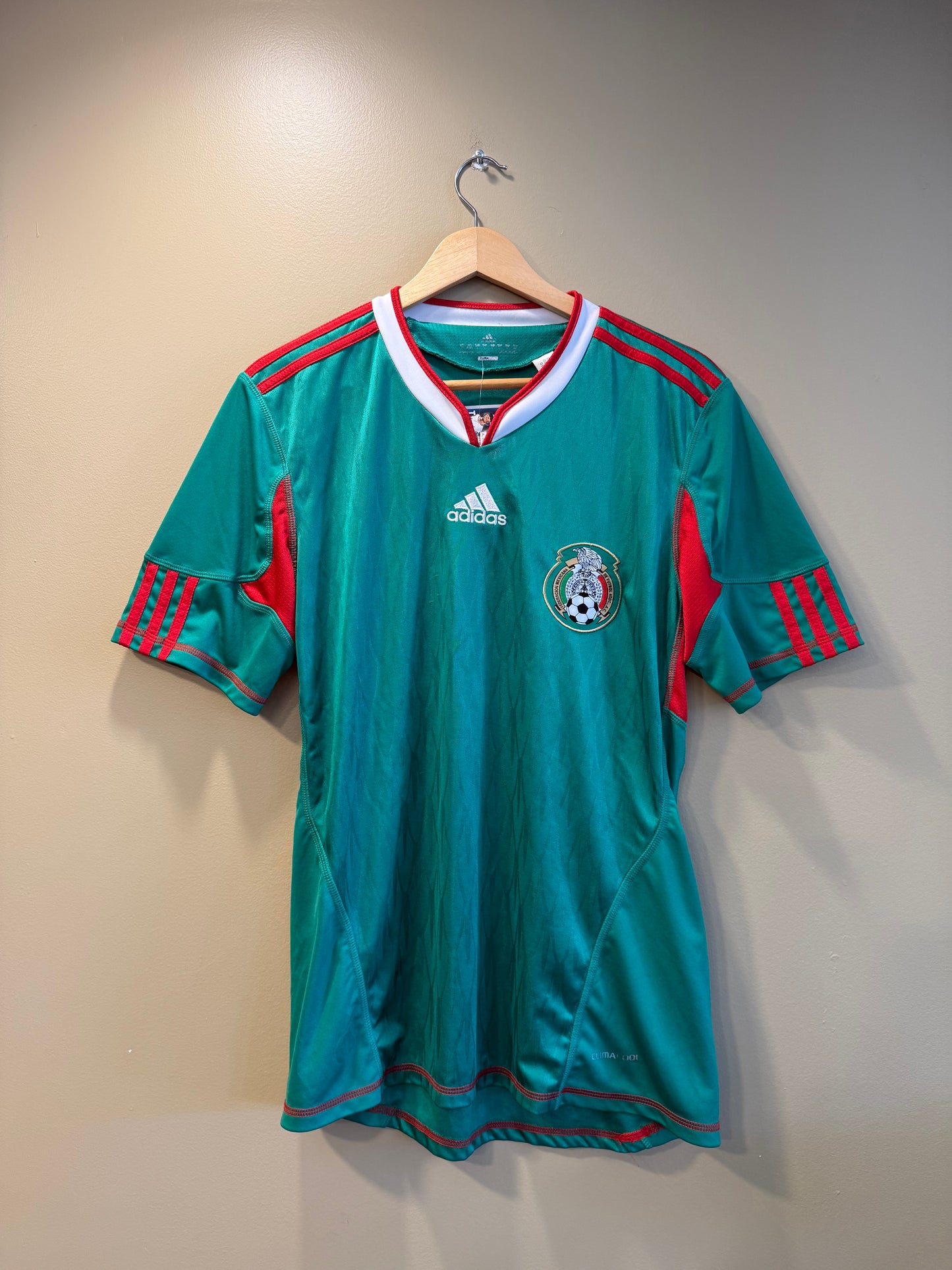 Vintage Adidas Mexico National Team Green Soccer Jersey- M