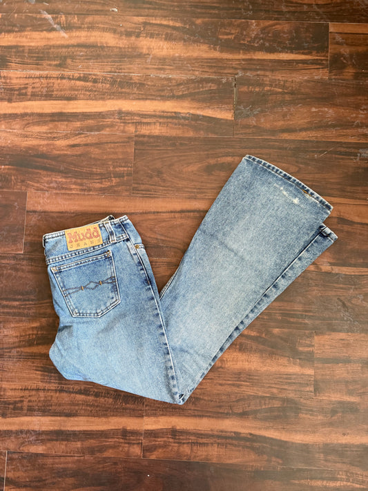 Vintage Mudd Flared Denim Jeans- 30x32