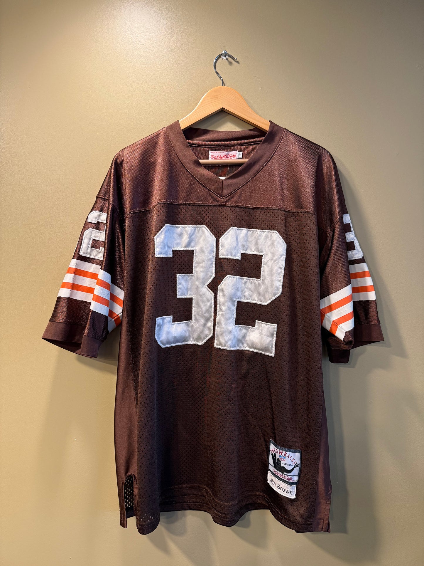 Vintage Mitchell & Ness Cleveland Browns Jim Brown Jersey- XL