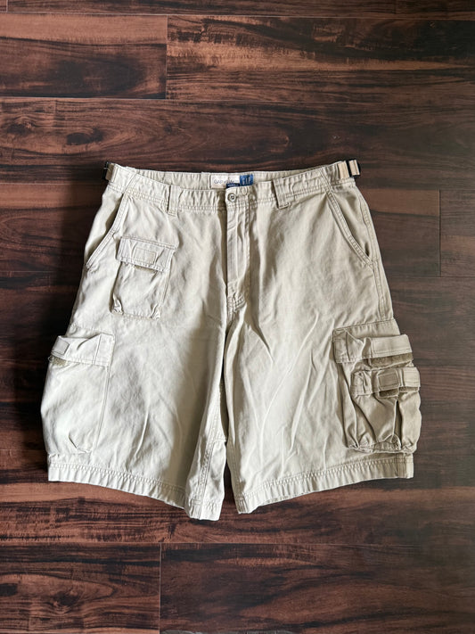 Vintage Gap Khakis Baggy Fit Cargo Shorts- 32