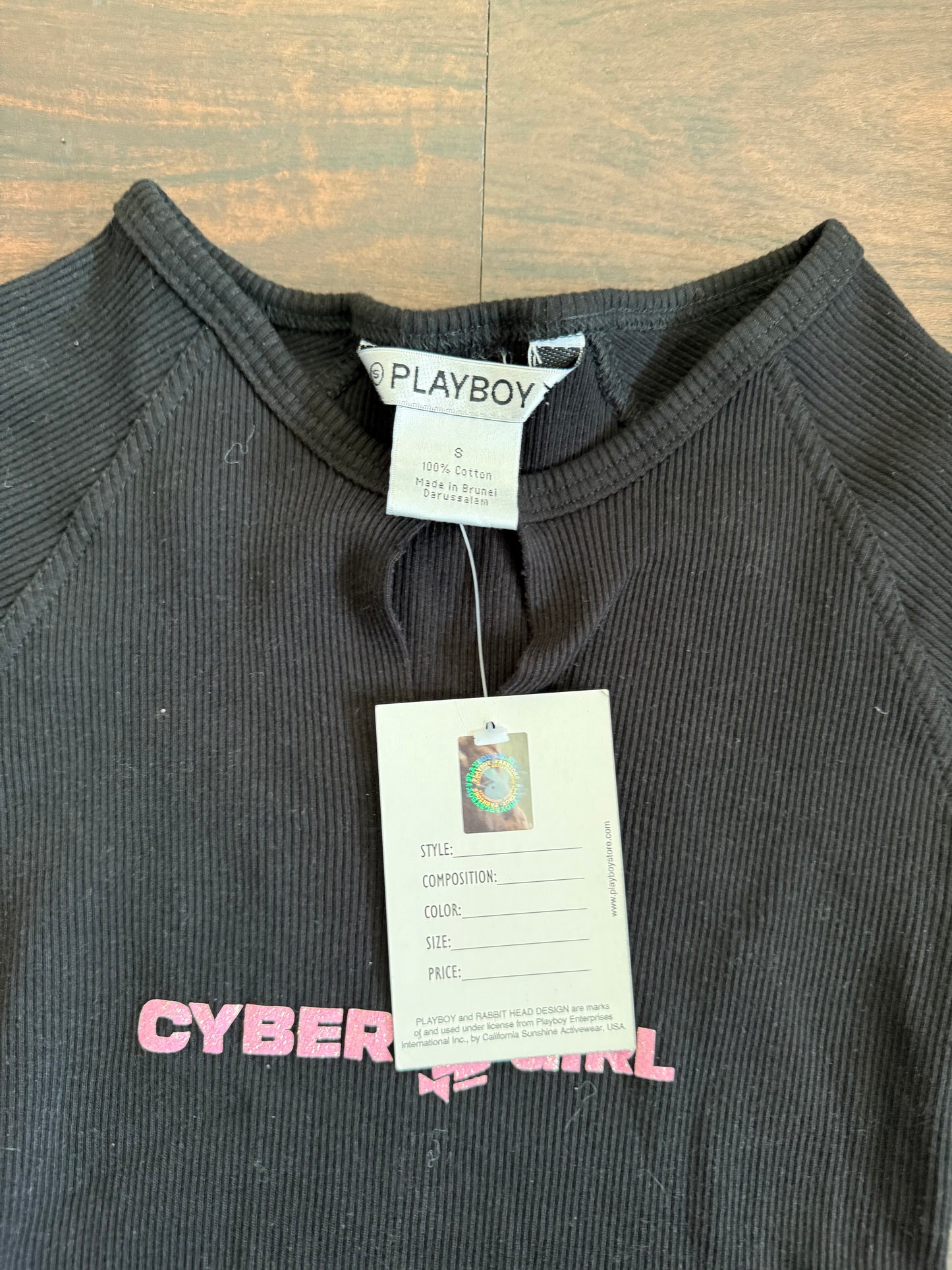 Vintage Playboy Cyber Girl Baby Tee T-Shirt- S