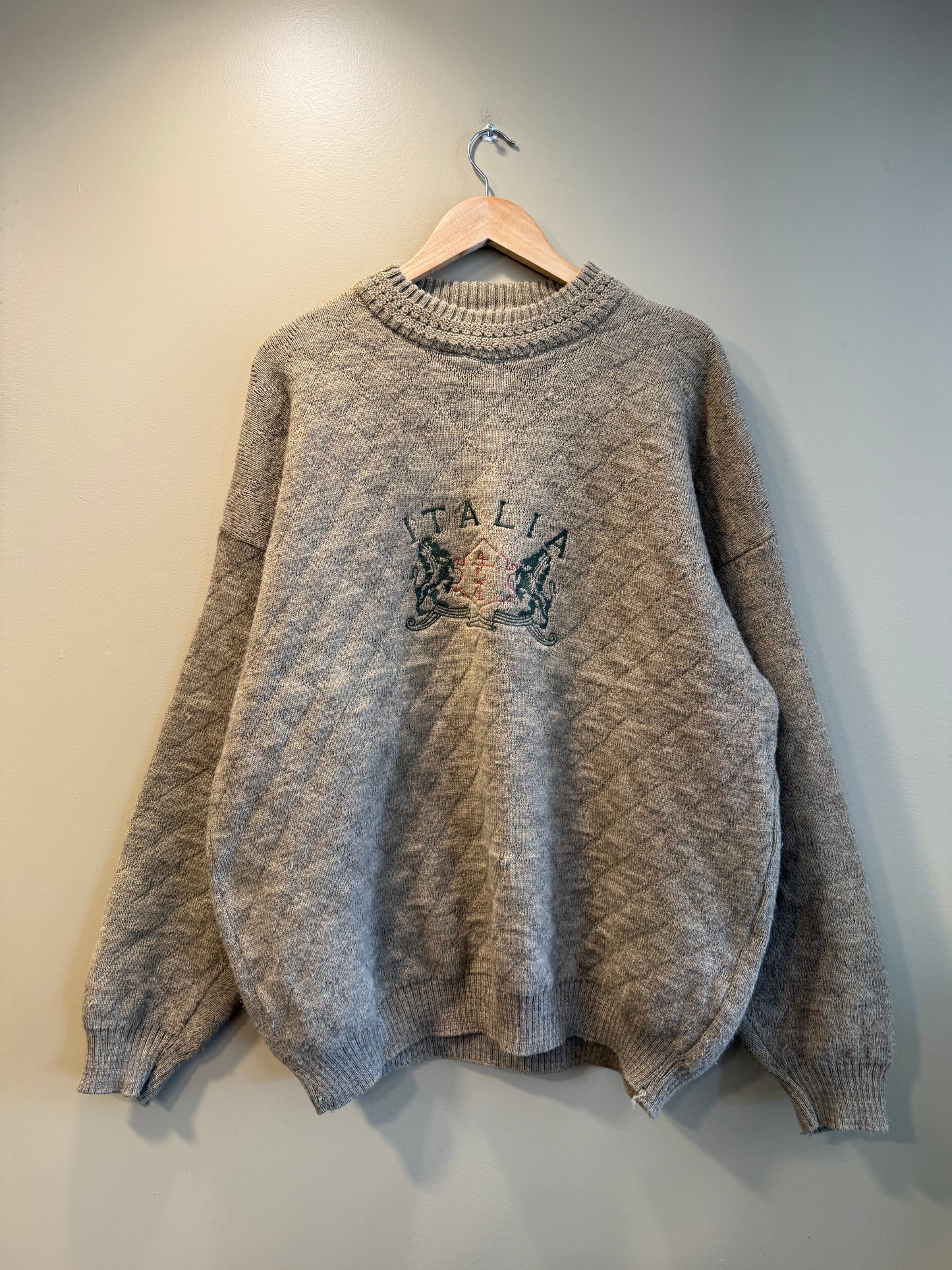 Vintage Sears Roebucks Italia Wool Blend Sweater- XXL