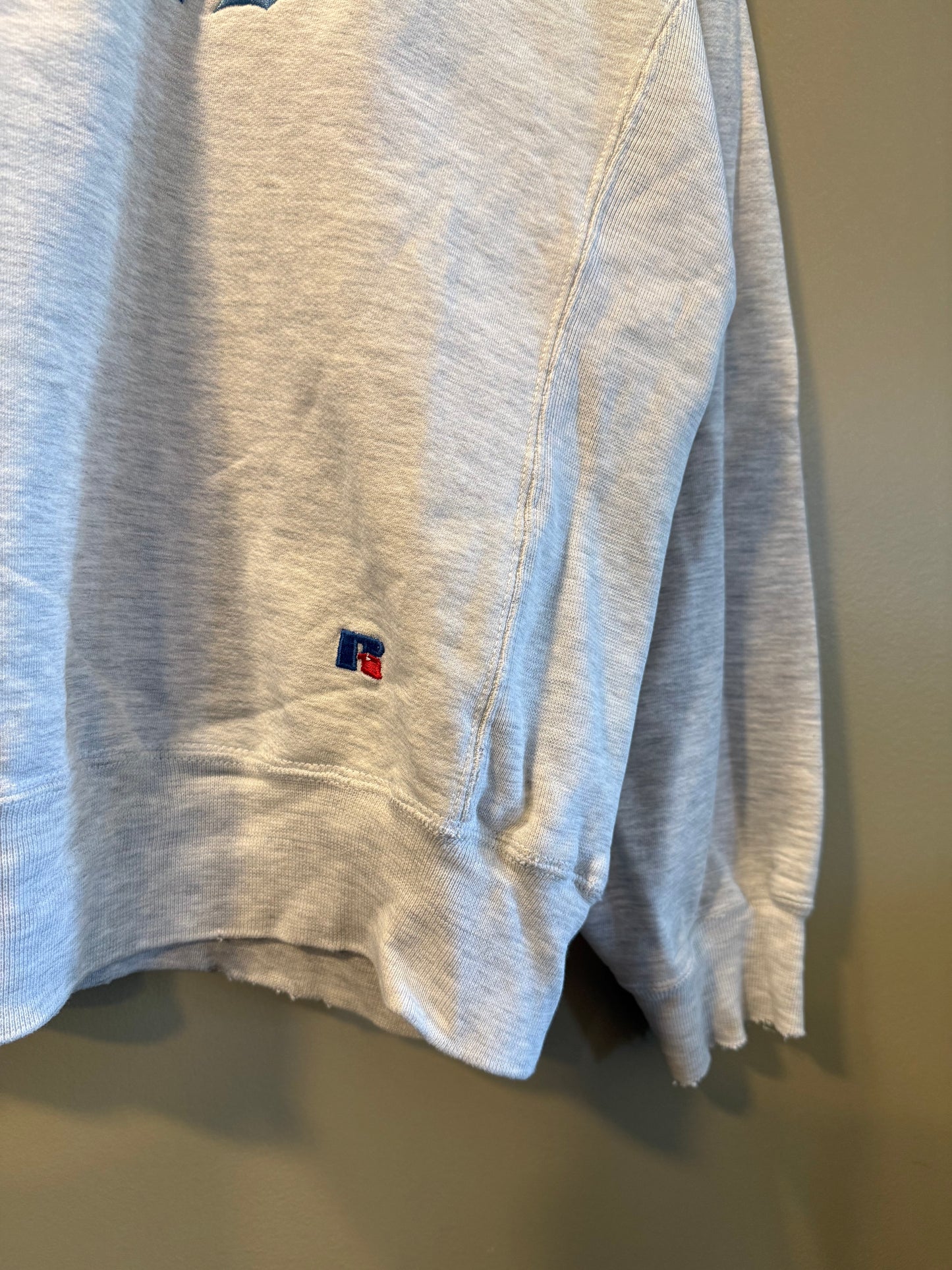 Vintage Russell Athletic Detroit Lions Old English Embroidered Crewneck Sweatshirt- XL