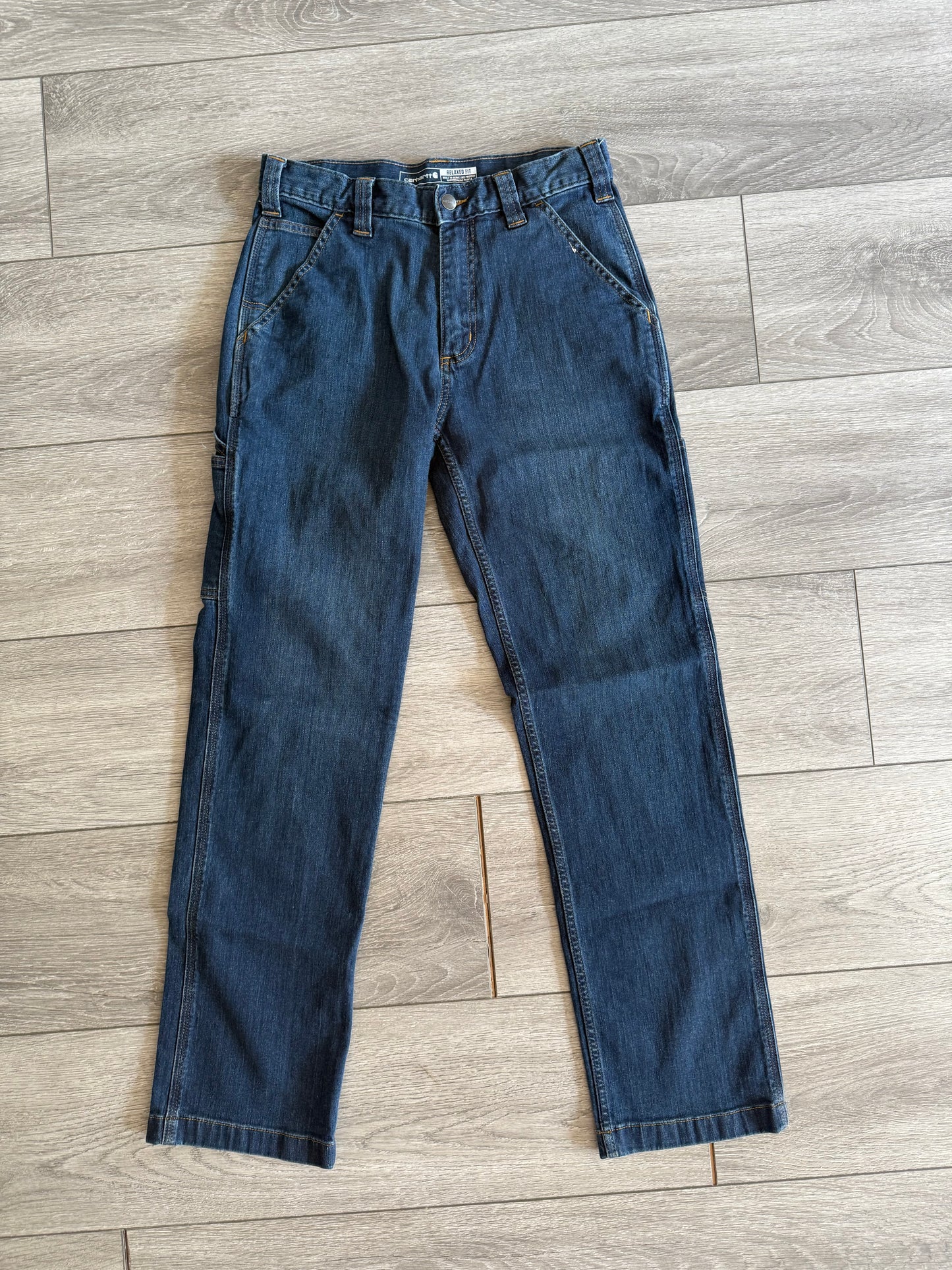 Vintage Carhartt Carpenter Dark Wash Denim Jeans- 28x31
