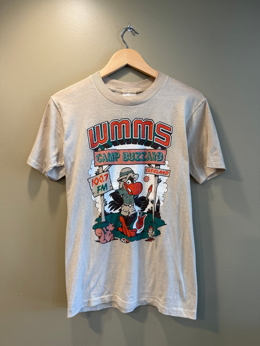 Vintage WMMS Cleveland Camp Buzzard T-Shirt- S