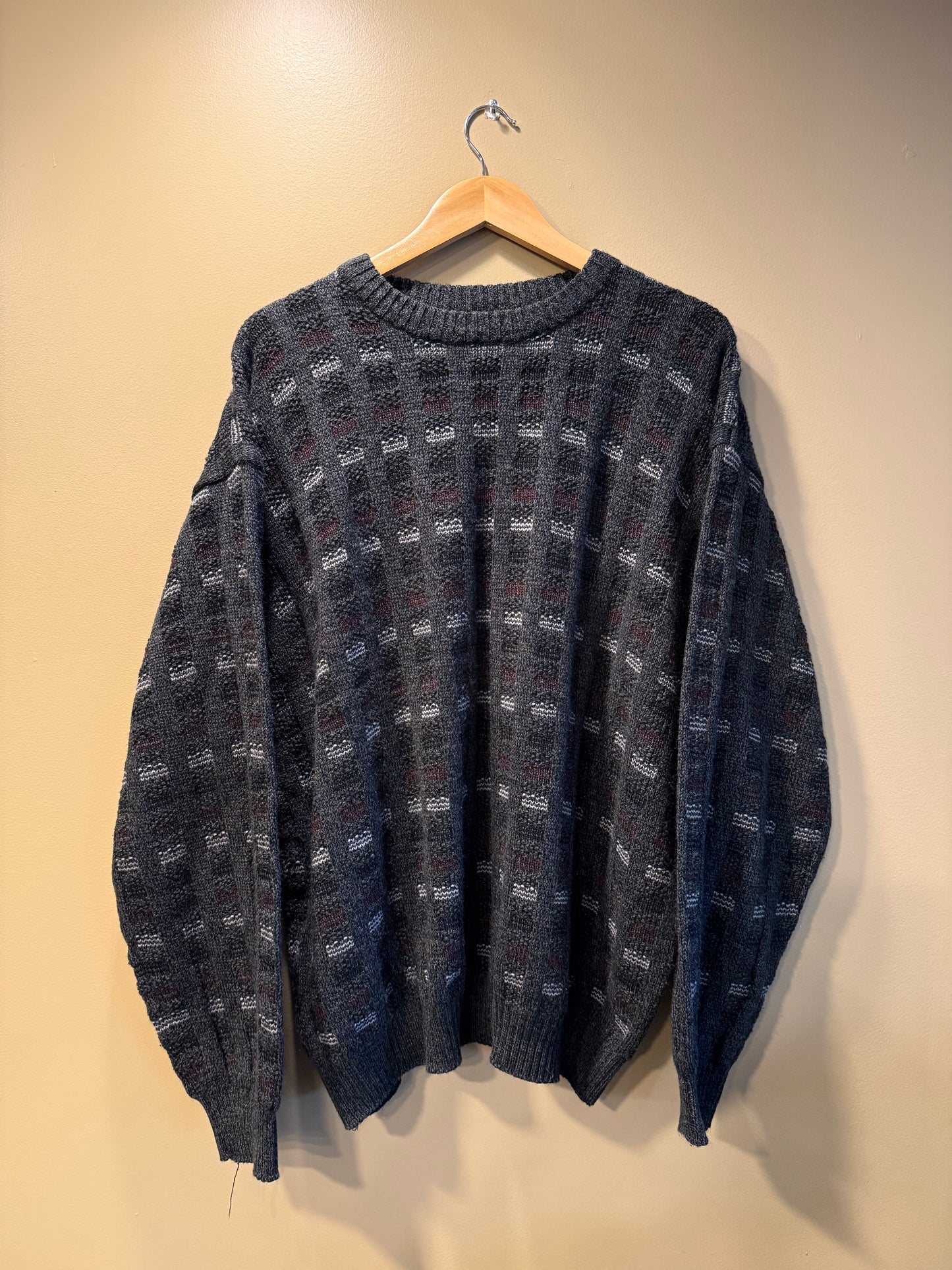 Vintage Munsingwear Textured Knit Sweater- XXL