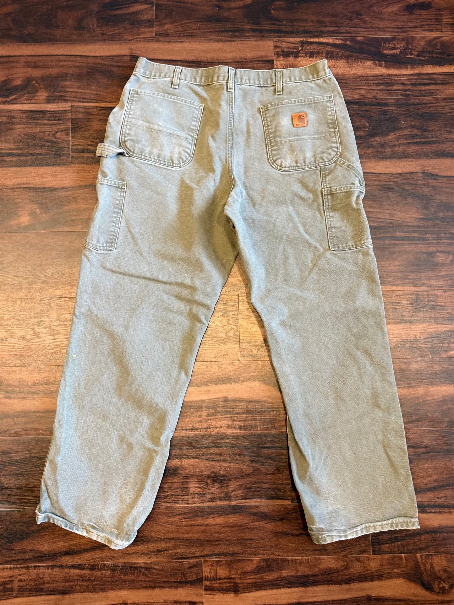 Vintage Carhartt Olive Green Carpenter Pants- 36x31