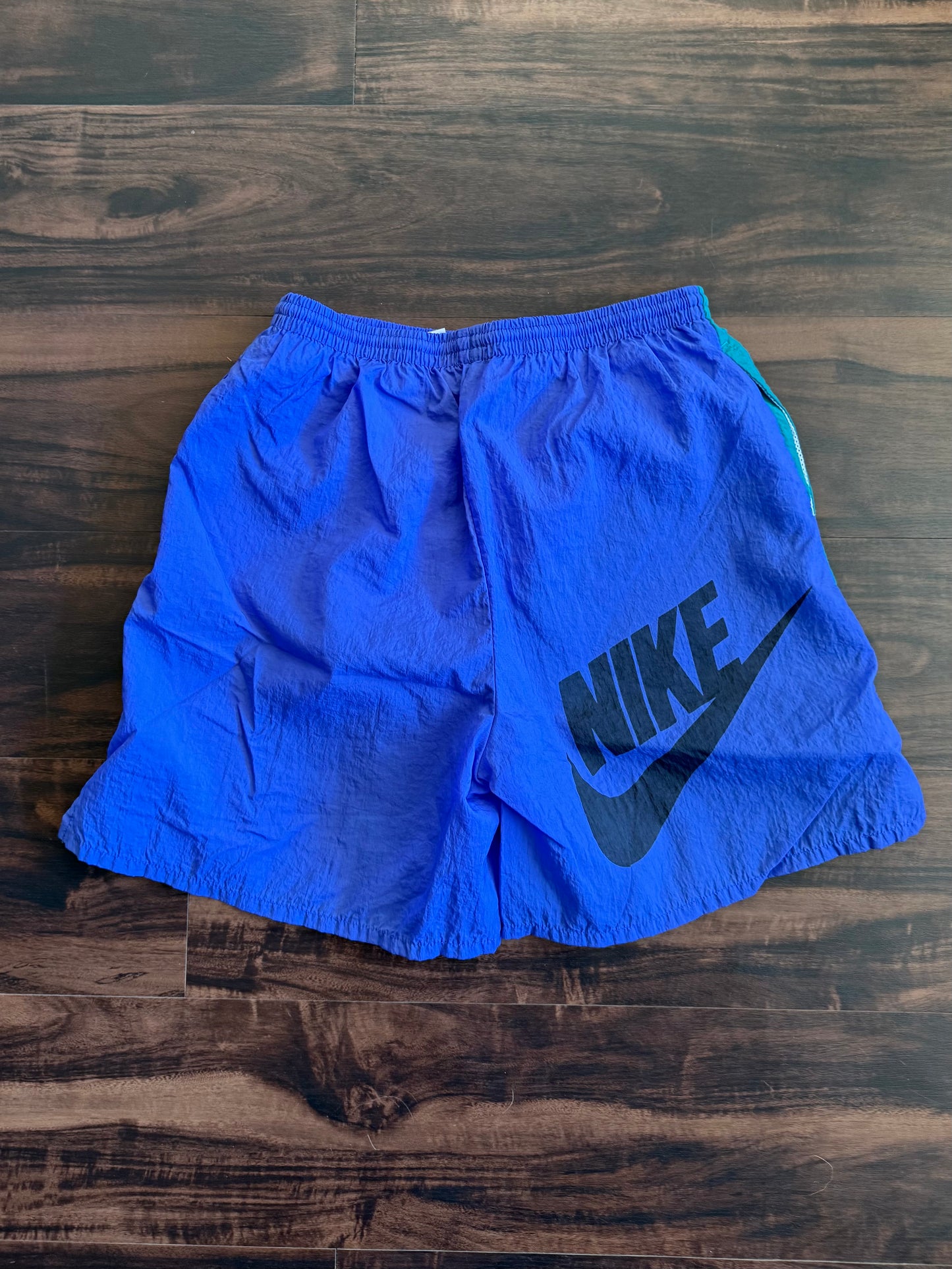 Vintage Nike 80’s Aqua Blue Athletic Shorts- 30