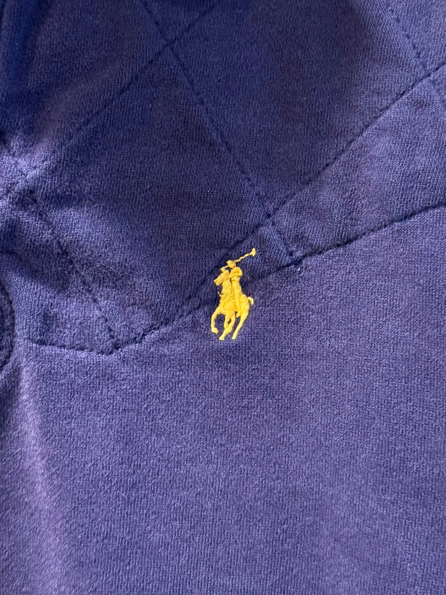 Vintage Polo Ralph Lauren Navy Blue Rugby Shirt- M
