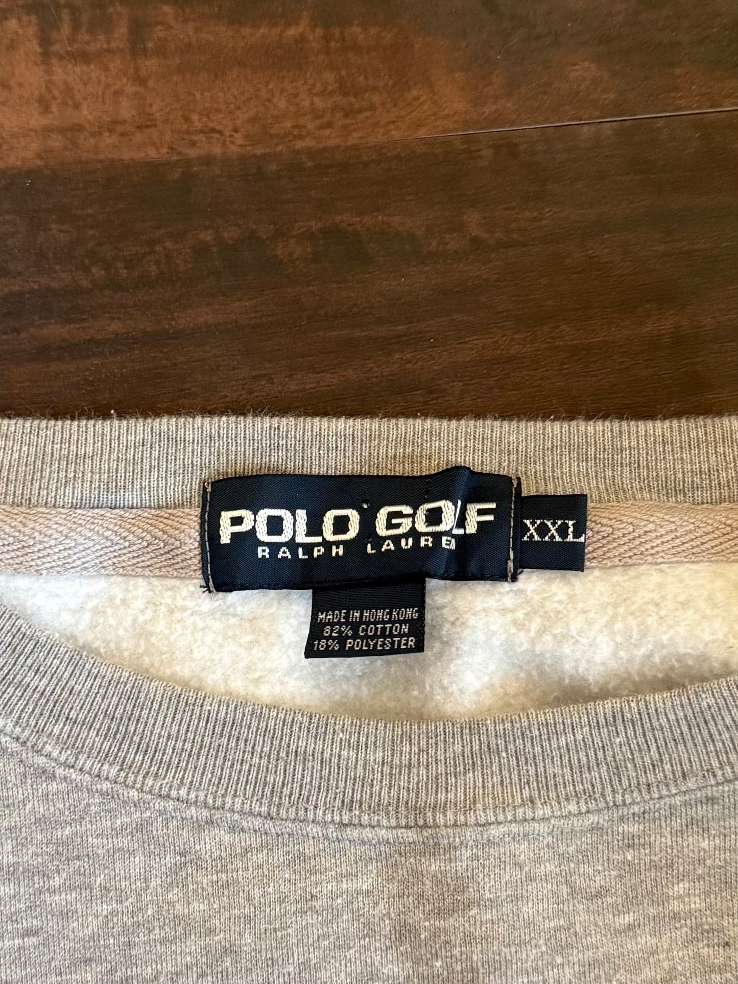 Vintage Polo Golf Ralph Lauren Bear Crewneck Sweatshirt- XXL