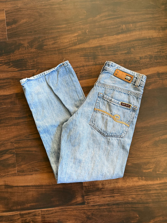 Vintage Y2K Ecko Unlimited Light Wash Streetwear Denim Jeans- 27x29