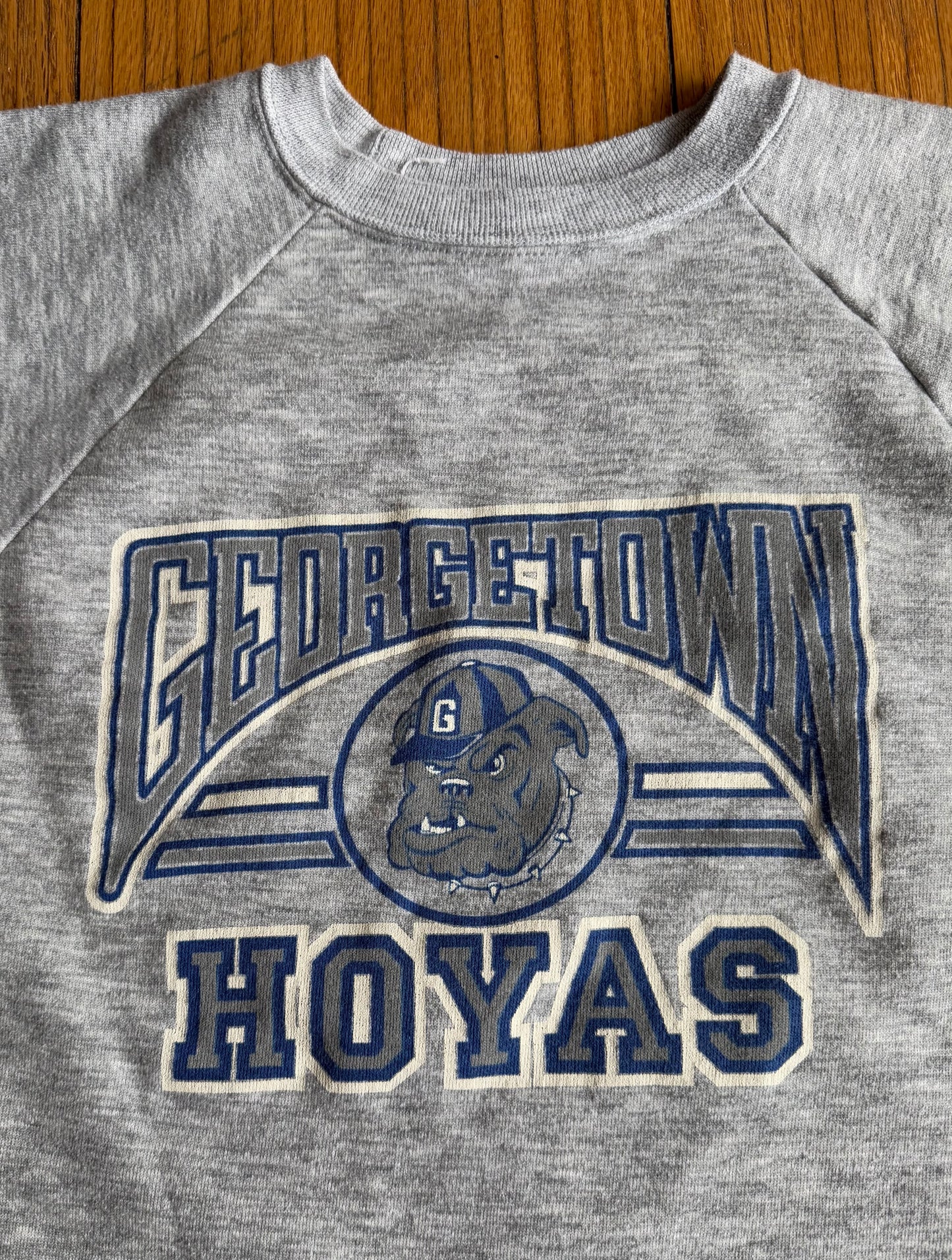 Vintage Georgetown University Hoyas Gray Crewneck Sweatshirt- M