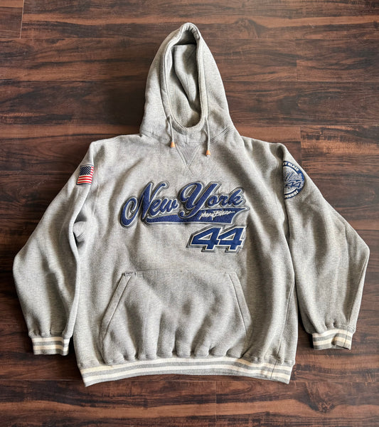 Vintage Johnny Blaze New York Yankees Streetwear Heavyweight Hoodie Sweatshirt- XL