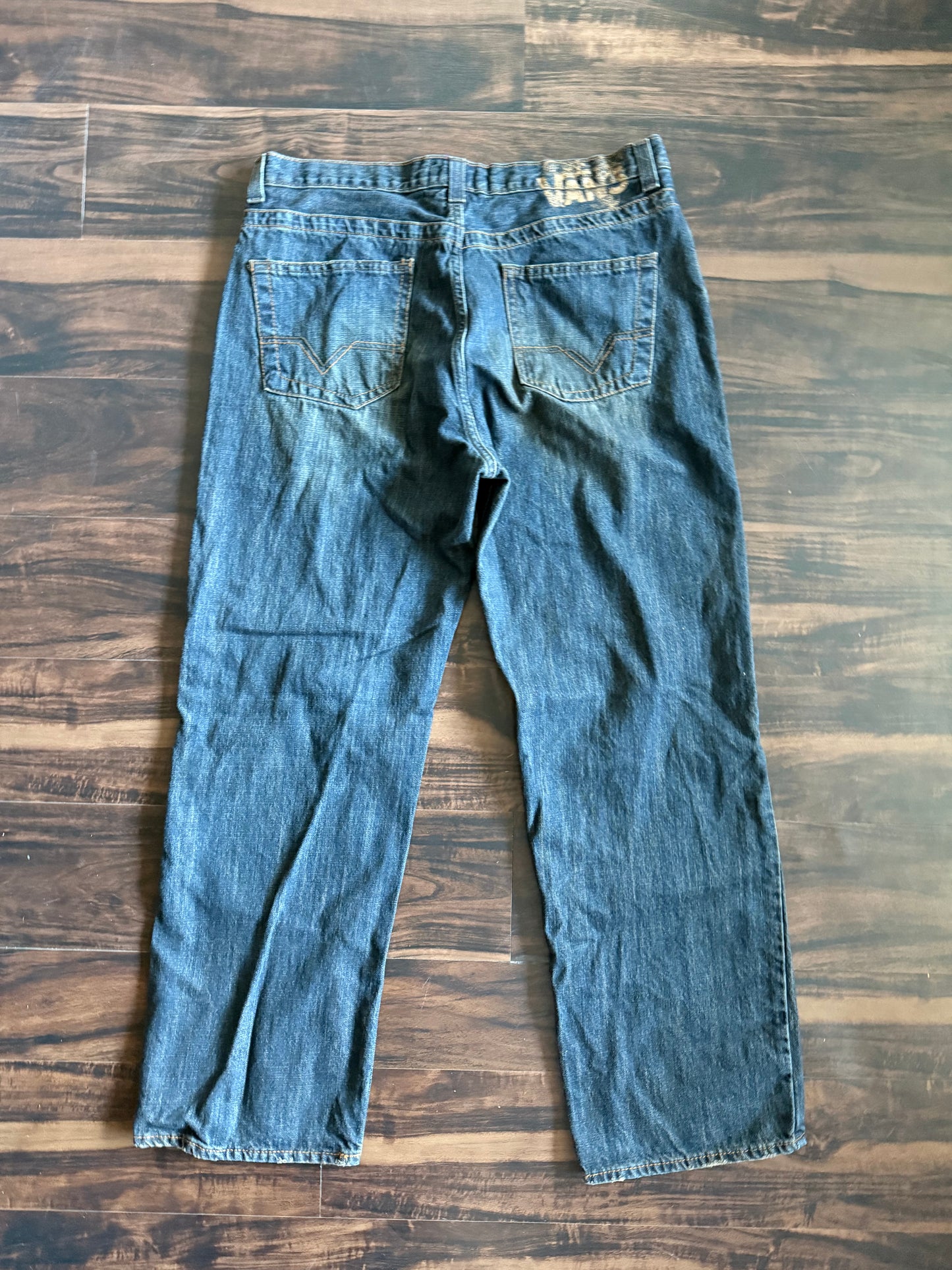 Vintage Y2K Vans Brand Dark Wash Denim Jeans- 36x31