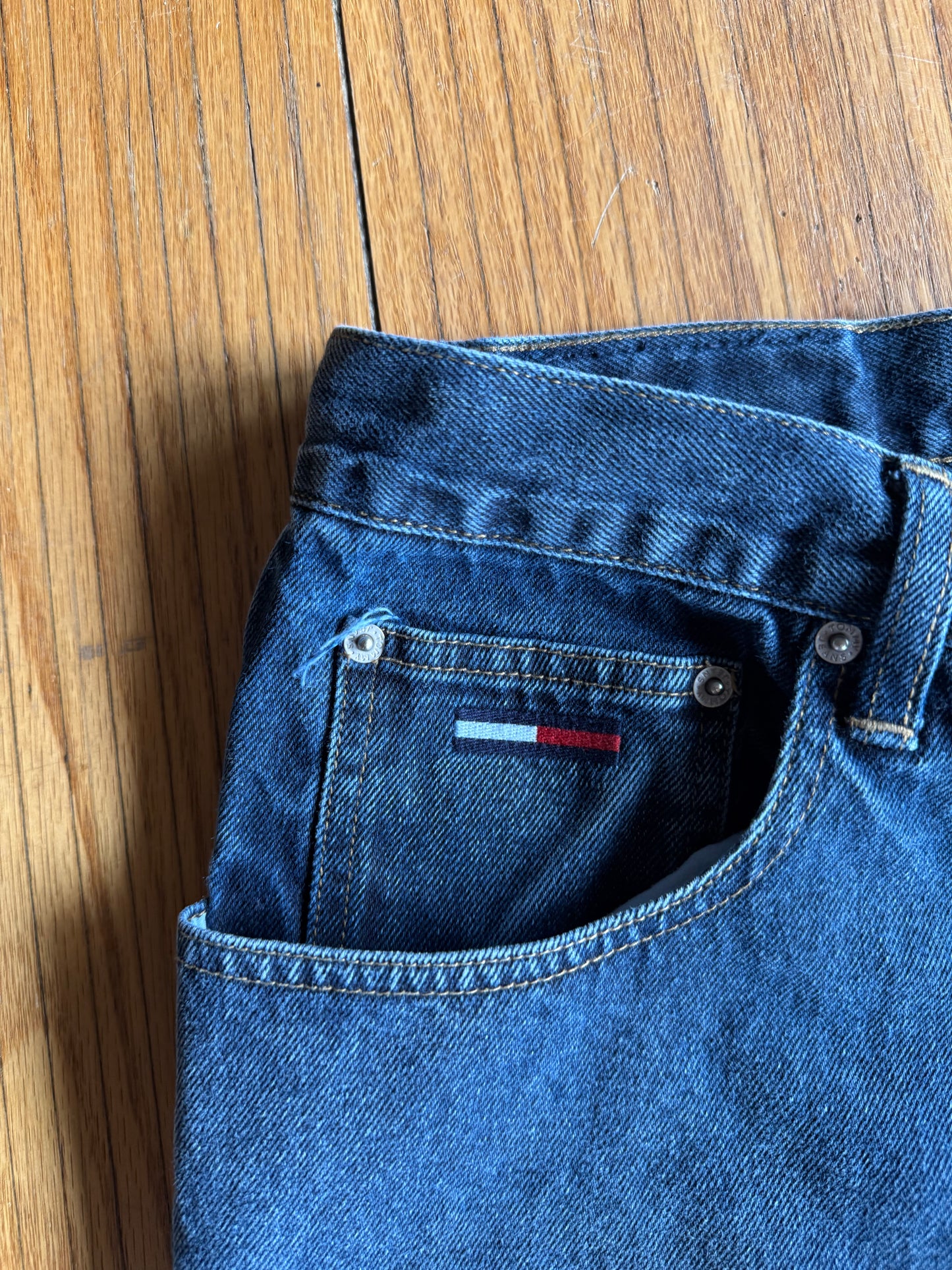 Vintage Tommy Hilfiger Dark Wash Denim Jeans- 34x30