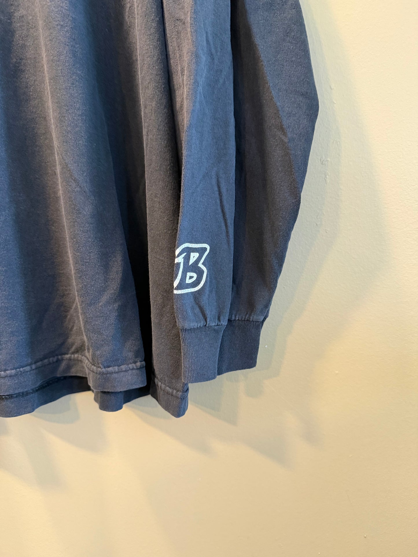 Vintage Bass-aholics Long Sleeve Black T-Shirt- XL