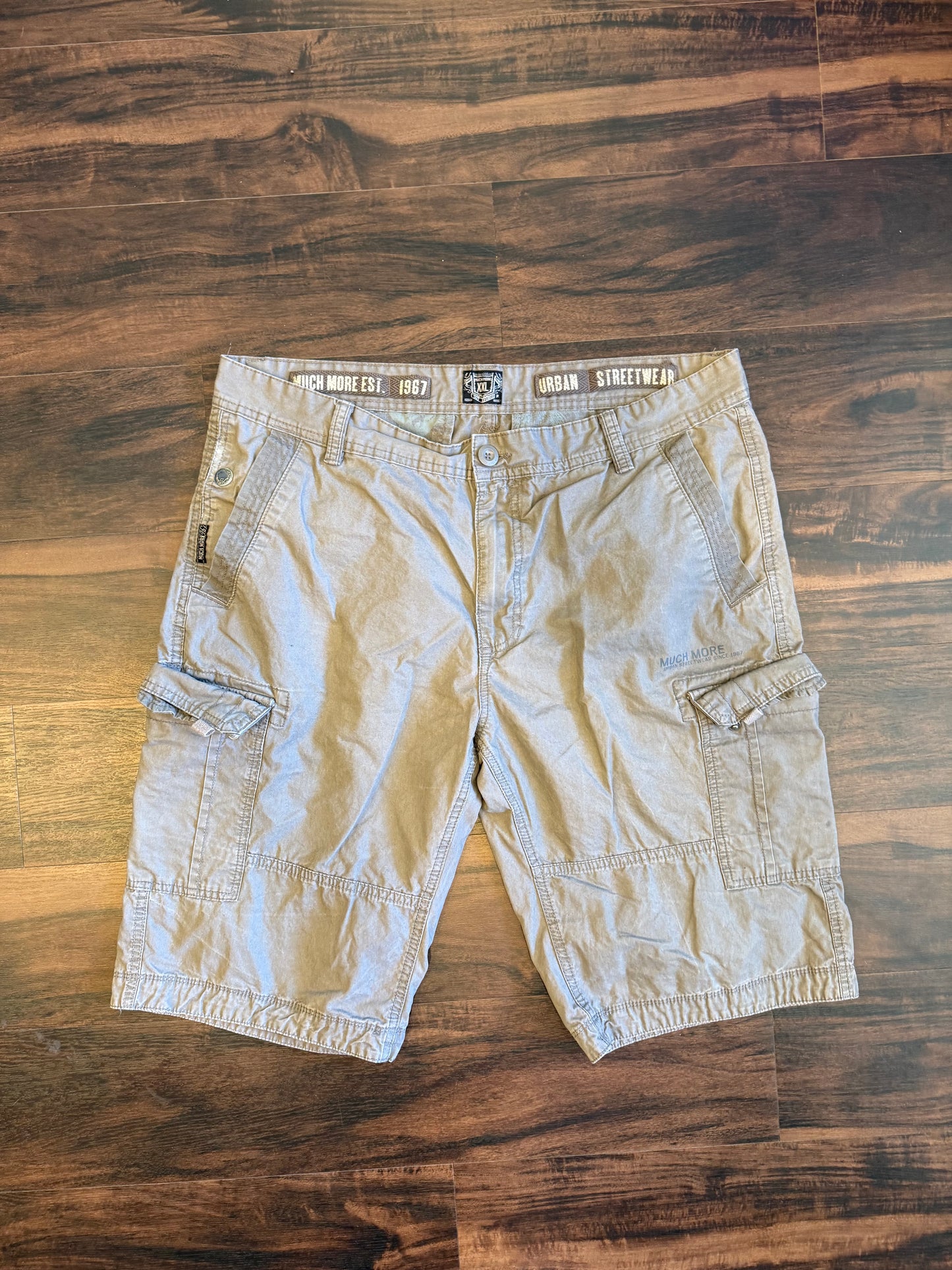 Vintage Much More Streetwear Cargo Shorts- 38