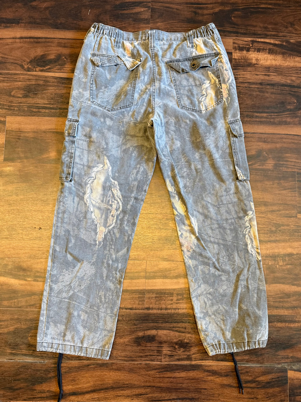 Vintage Mossy Oak Tear Camo Cargo Pants- 34x31