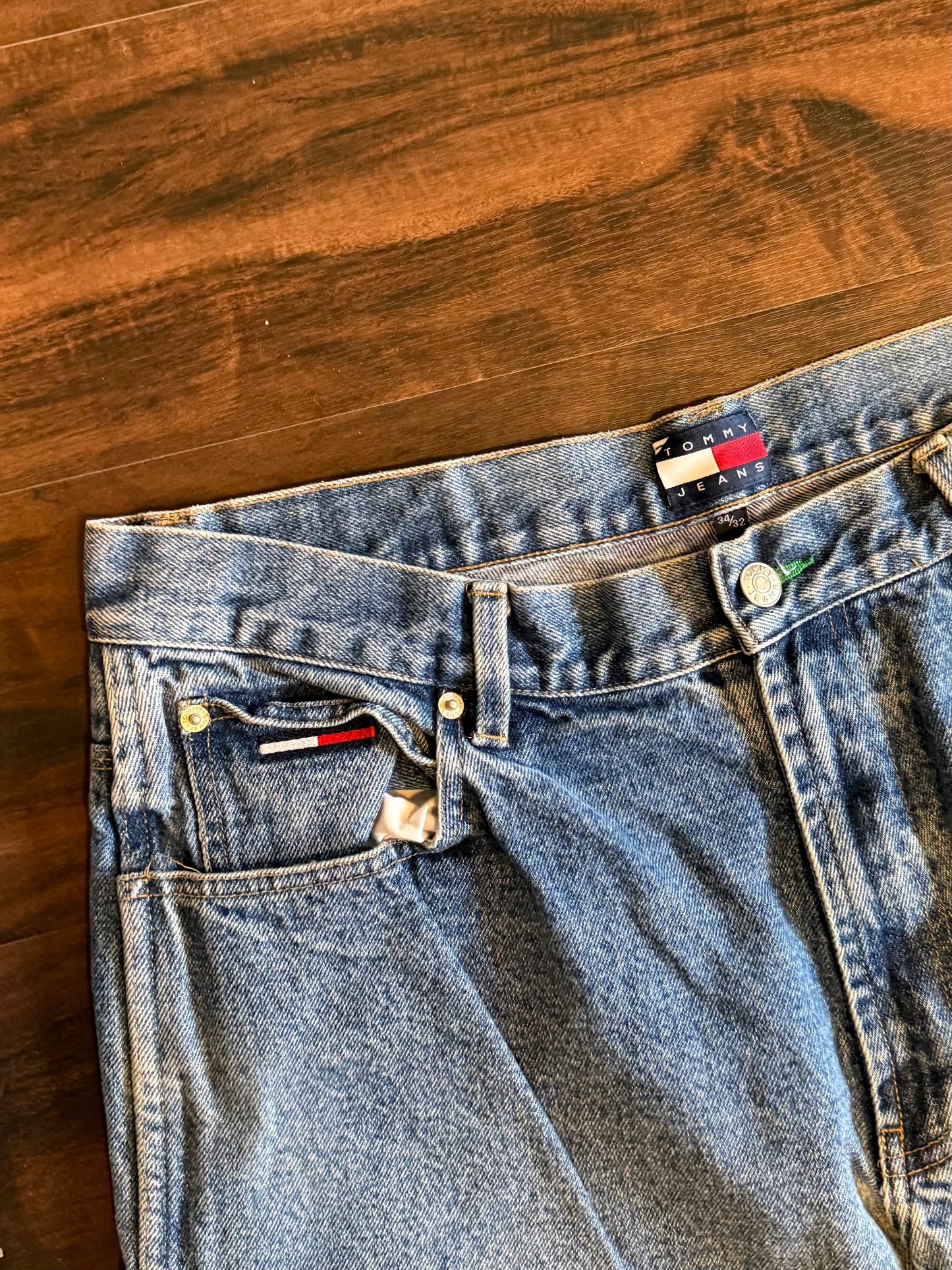 Vintage Tommy Hilfiger Streetwear Carpenter Denim Jeans- 34x32