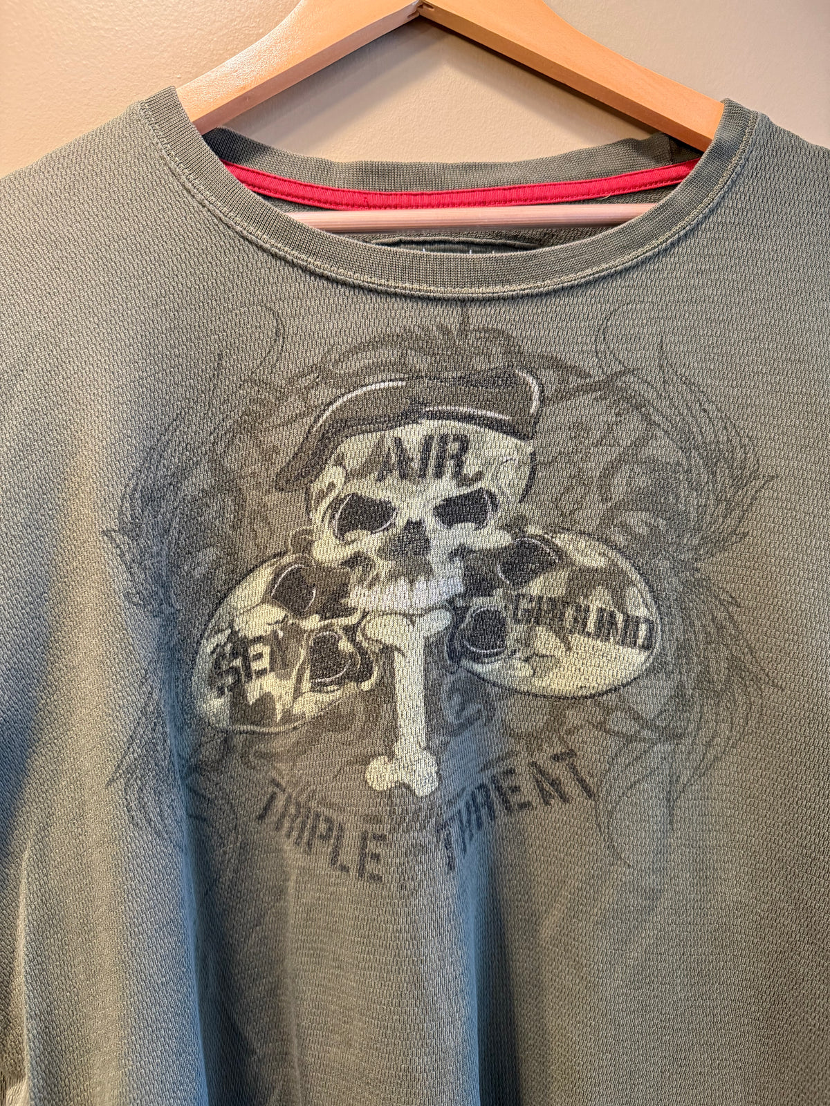 Vintage No Boundaries Triple Threat Long Sleeve T-Shirt- XL