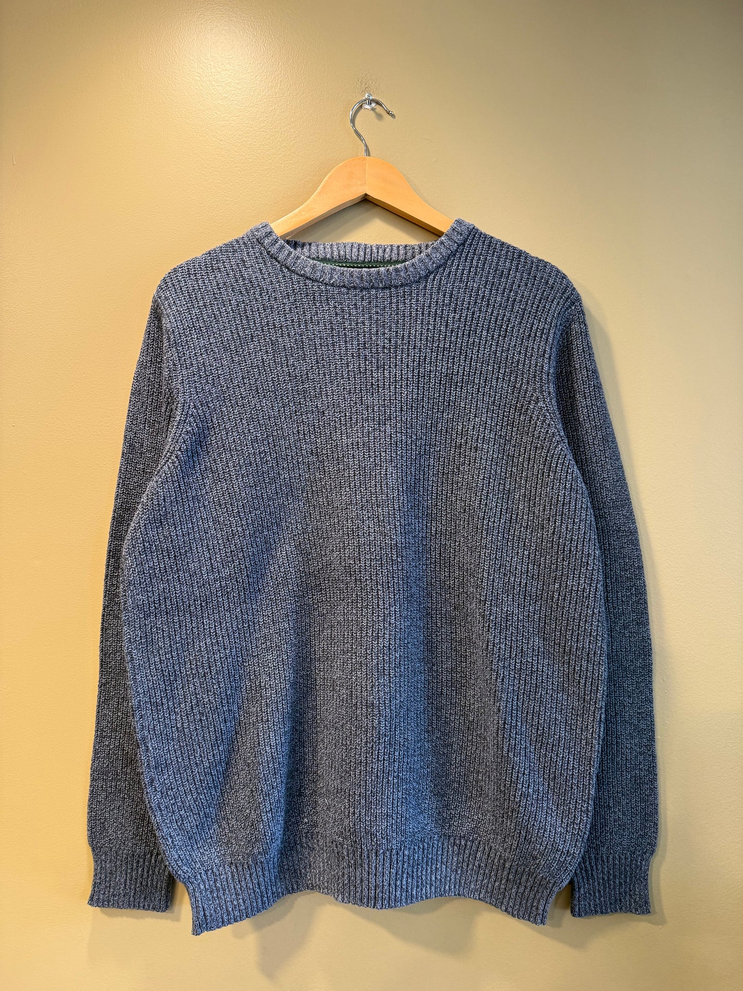 Vintage GH Bass & Co Blue Knit Sweater- L