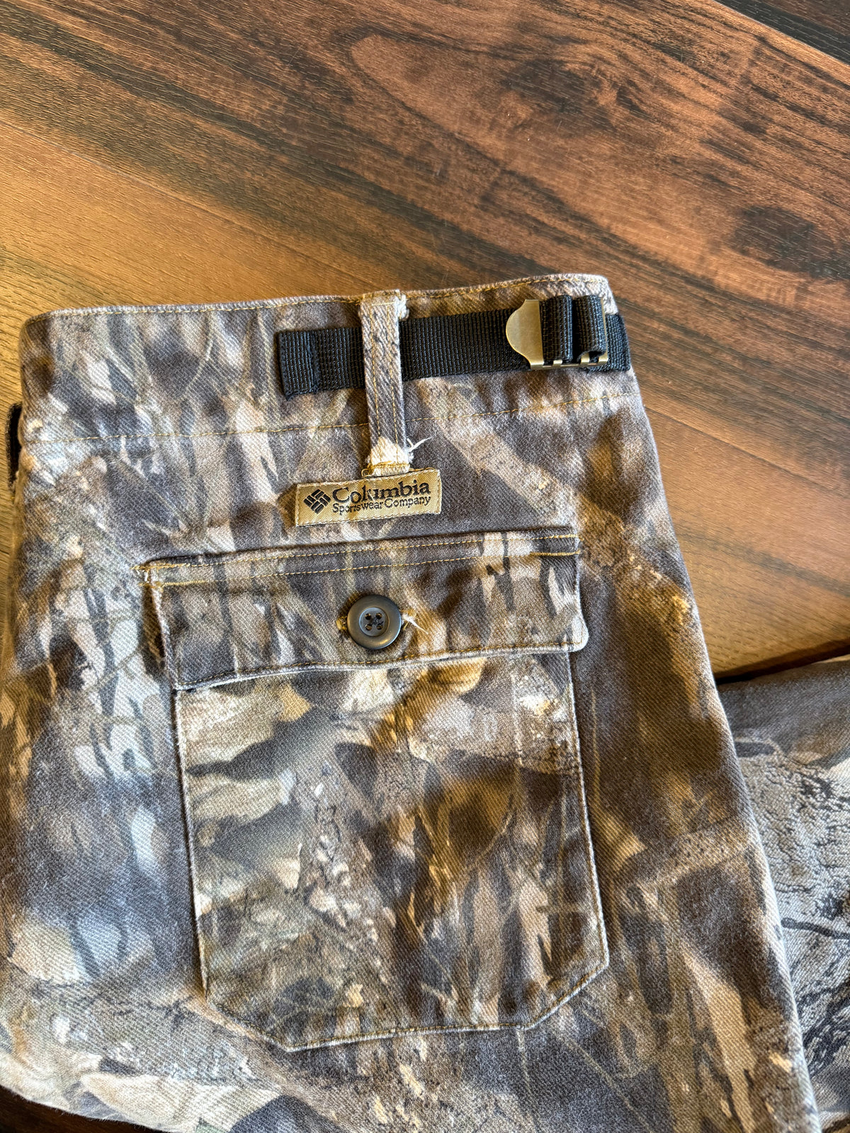 Vintage Columbia Sportswear Mossy Oak Camo Baggy Cargo Pants- 34x30