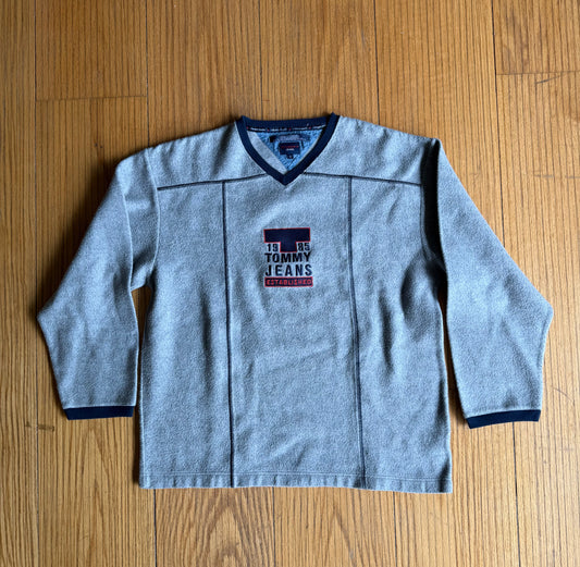 Vintage Tommy Hilfiger Fleece Crewneck Sweatshirt- L