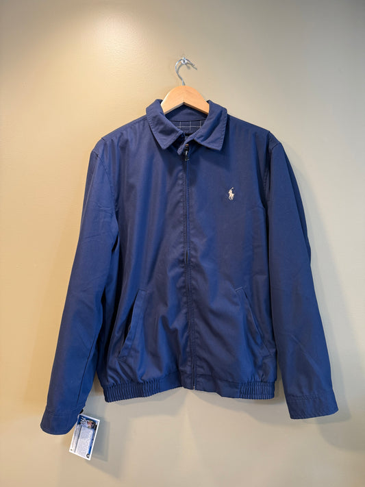 Vintage Polo Ralph Lauren Navy Blue Harrington Jacket- S