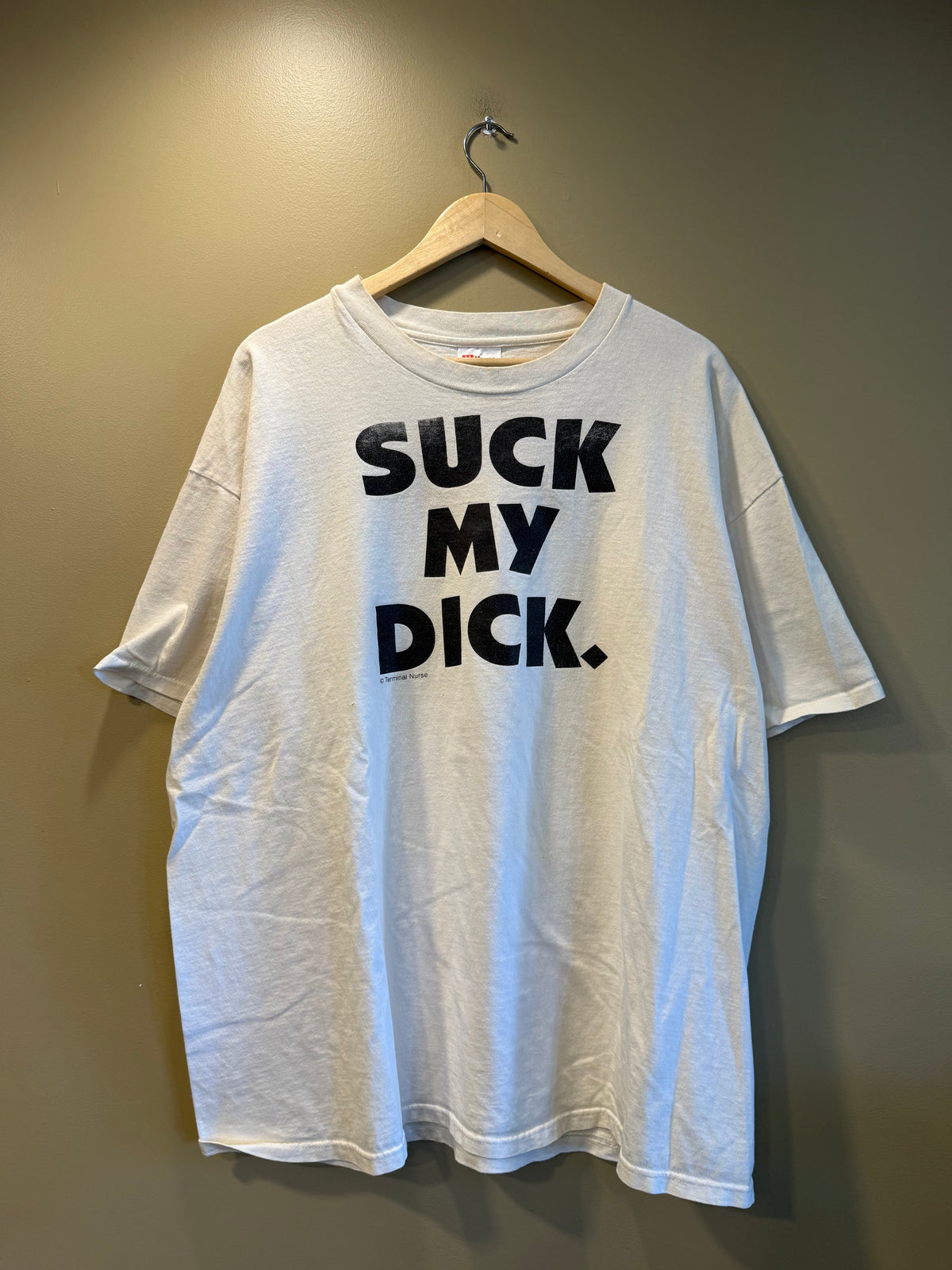 Vintage Suck My Dick Big Graphic T-Shirt- XL/XXL