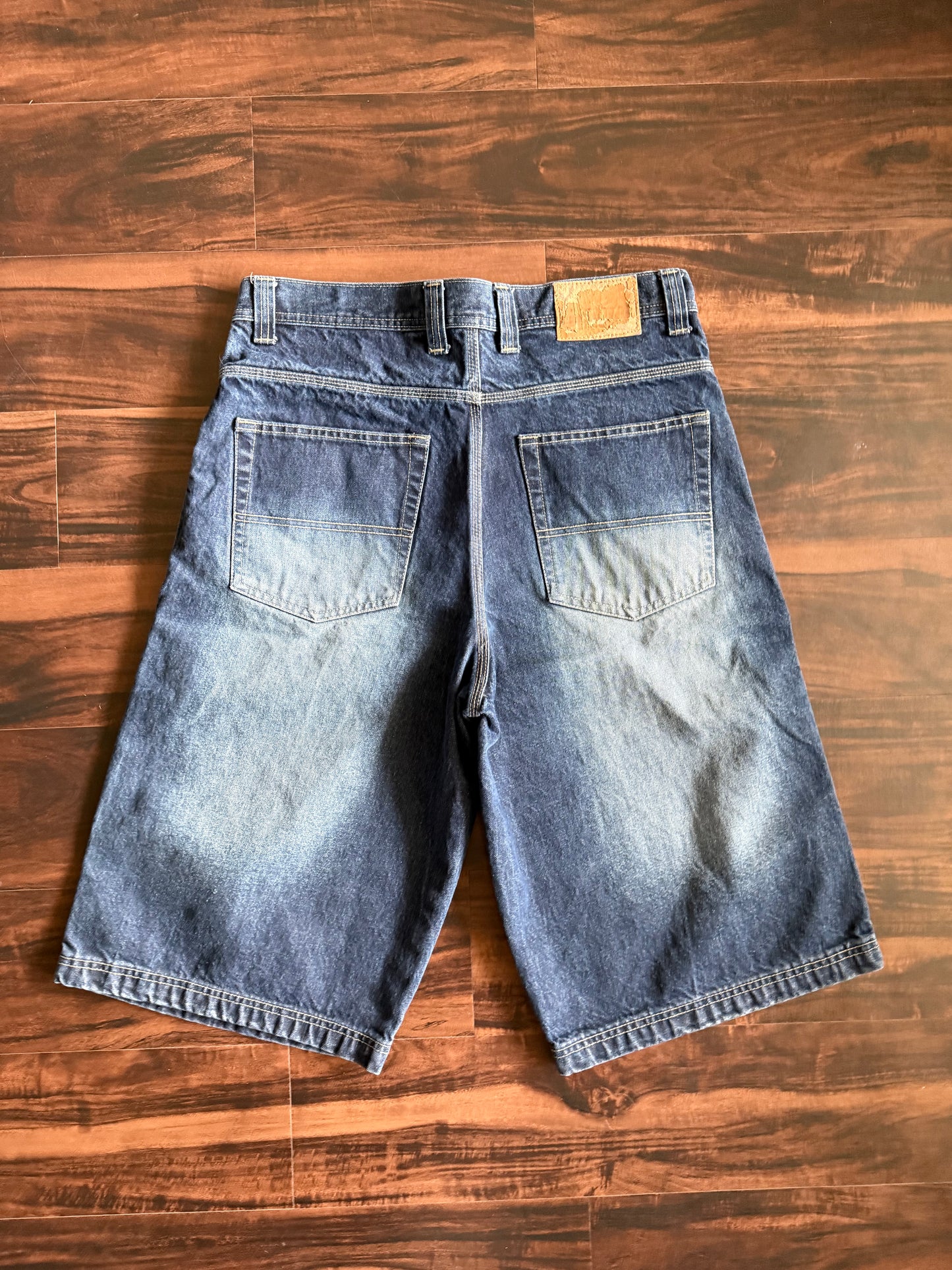 Vintage Y2K Risk Jeans Co. Dark Wash Denim Jean Shorts- 36