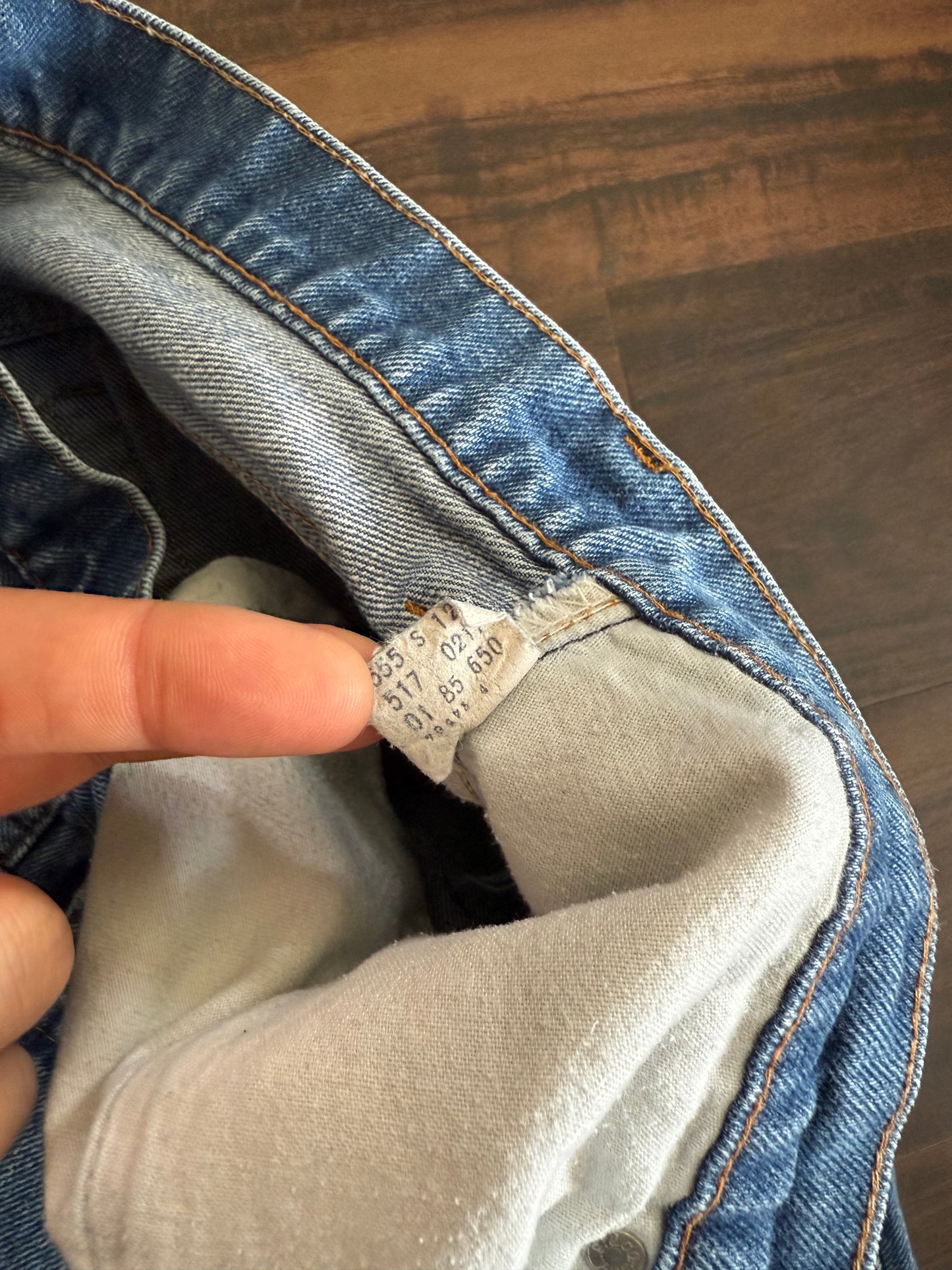 Vintage Levi’s 517 Made In USA Denim Jeans- 32x32