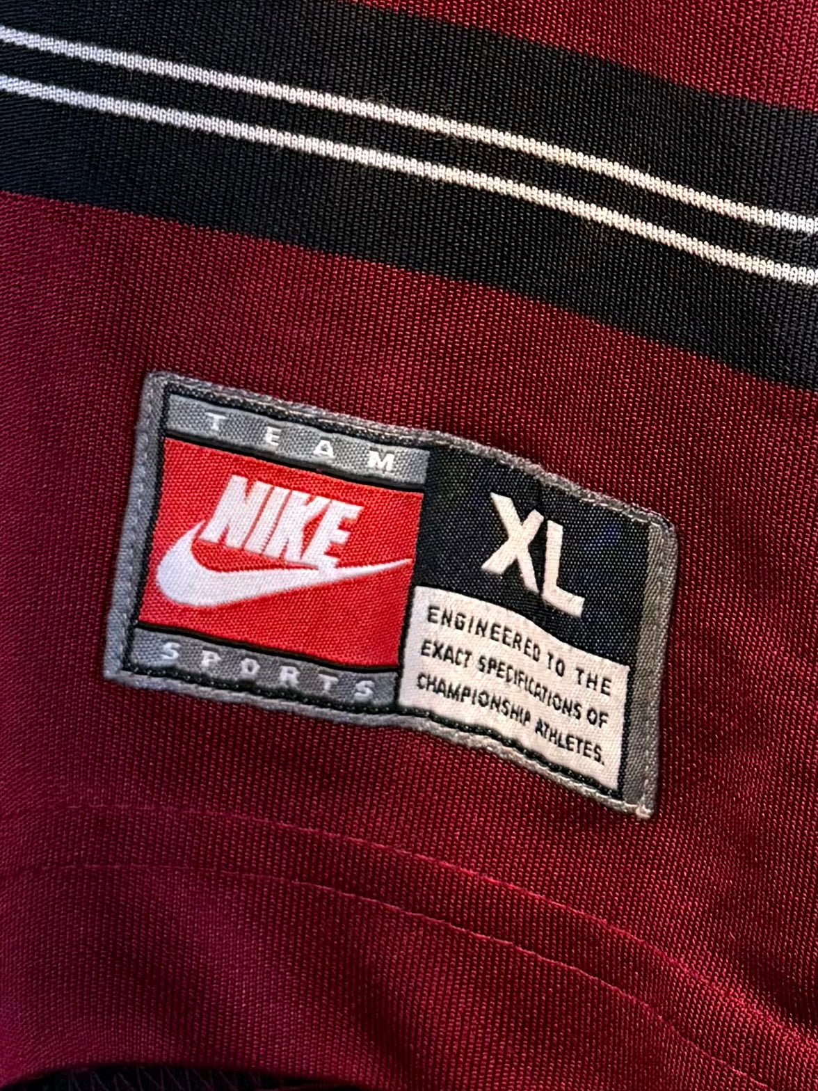 TTT Nike Maroon Red Football Soccer Jersey- XL