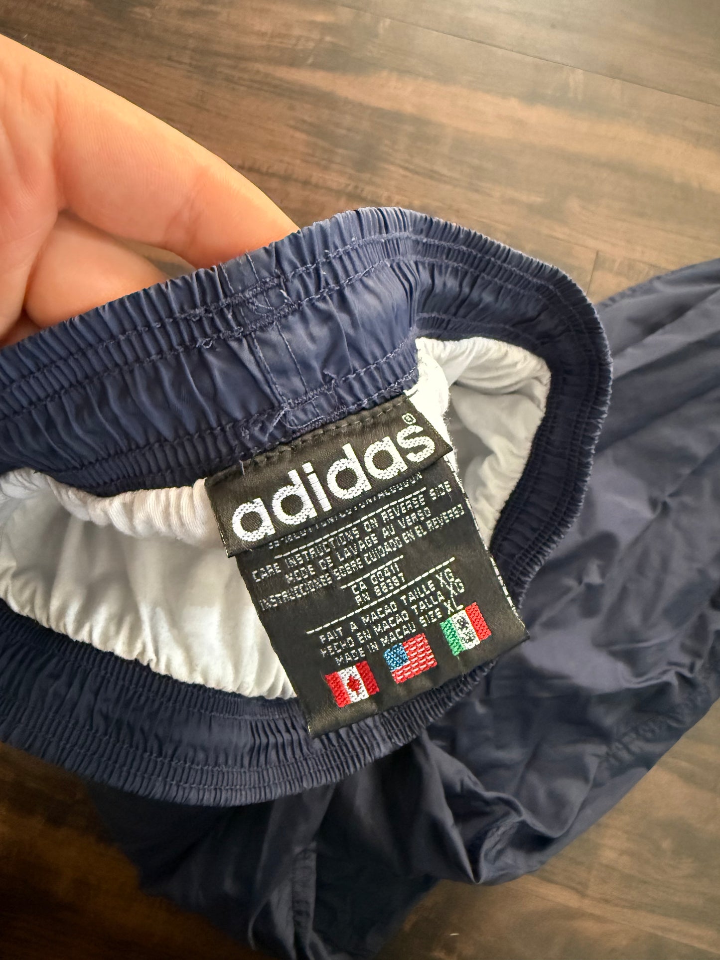 Vintage Adidas Navy Blue Joggers- 34x32