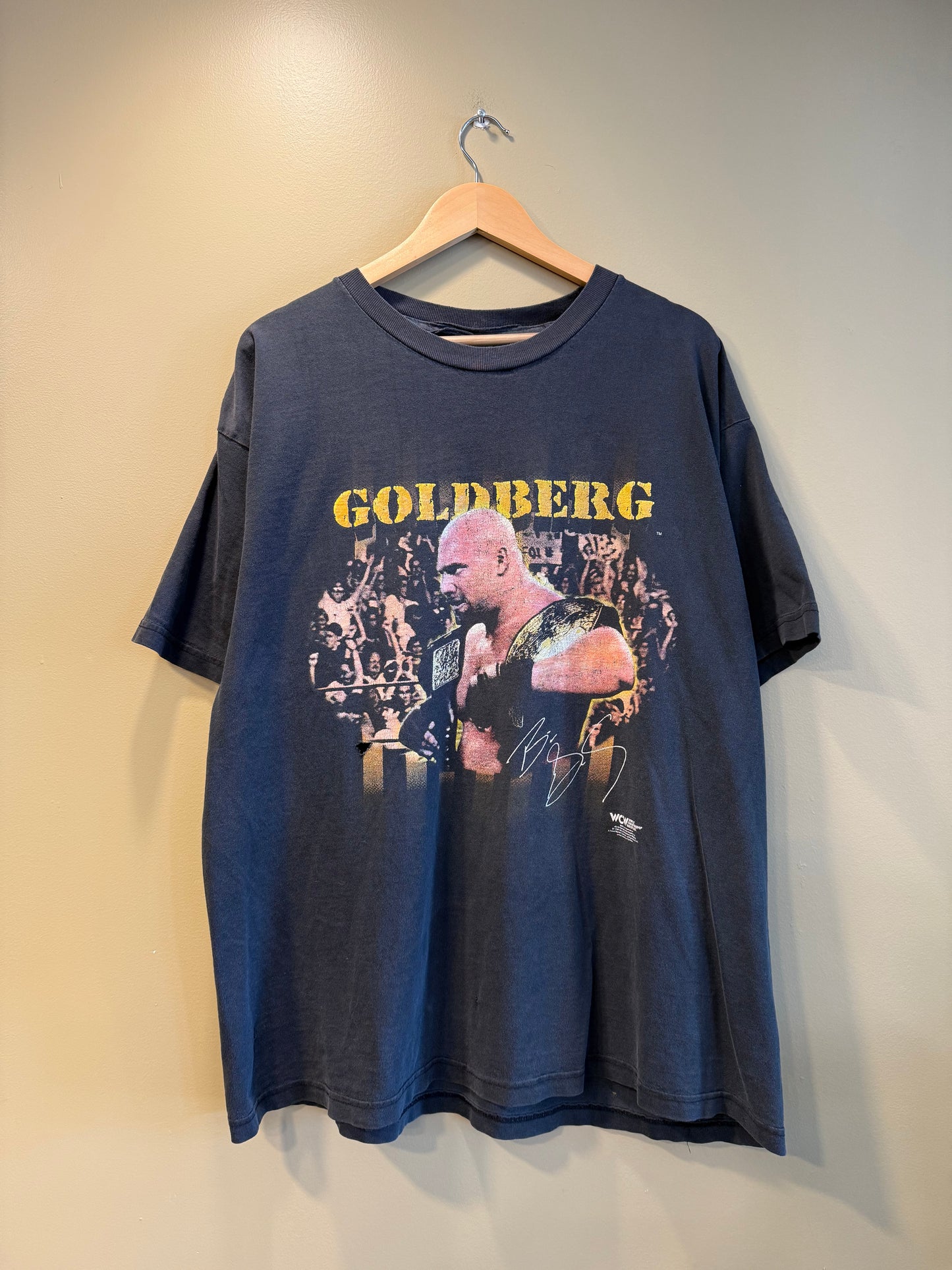 Vintage WCW Goldberg Wrestling T-Shirt- XL