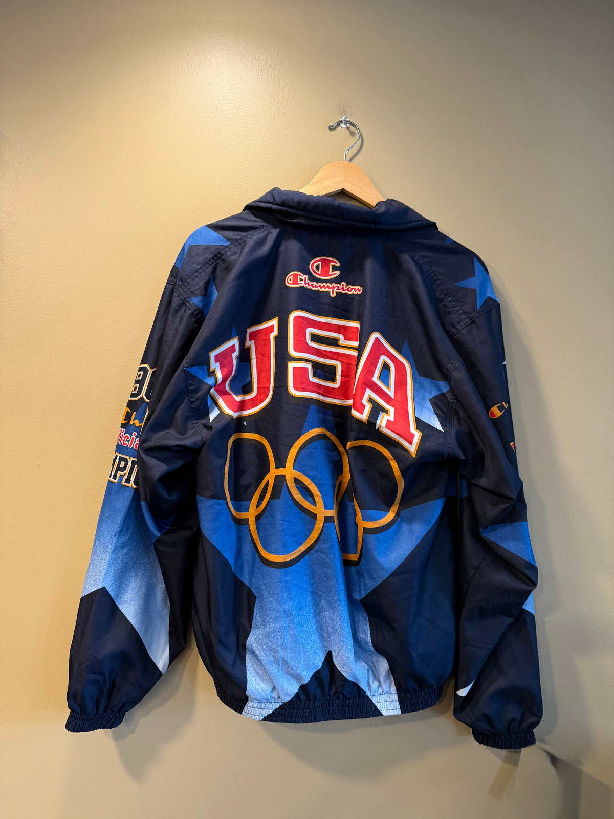Vintage 1996 Atlanta Olympics Champion Windbreaker Jacket- M