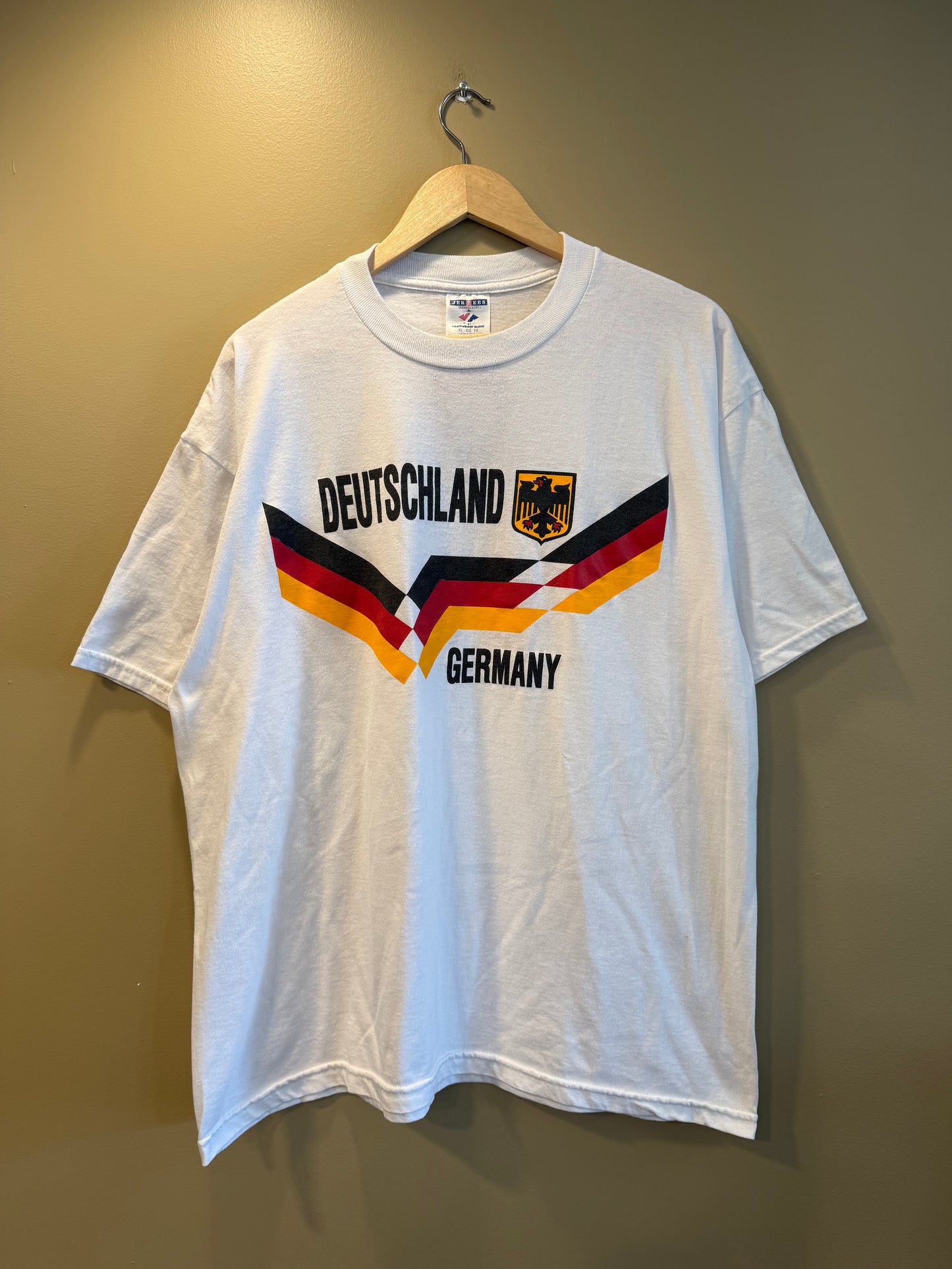 Vintage Deutschland Germany Football T-Shirt- XL