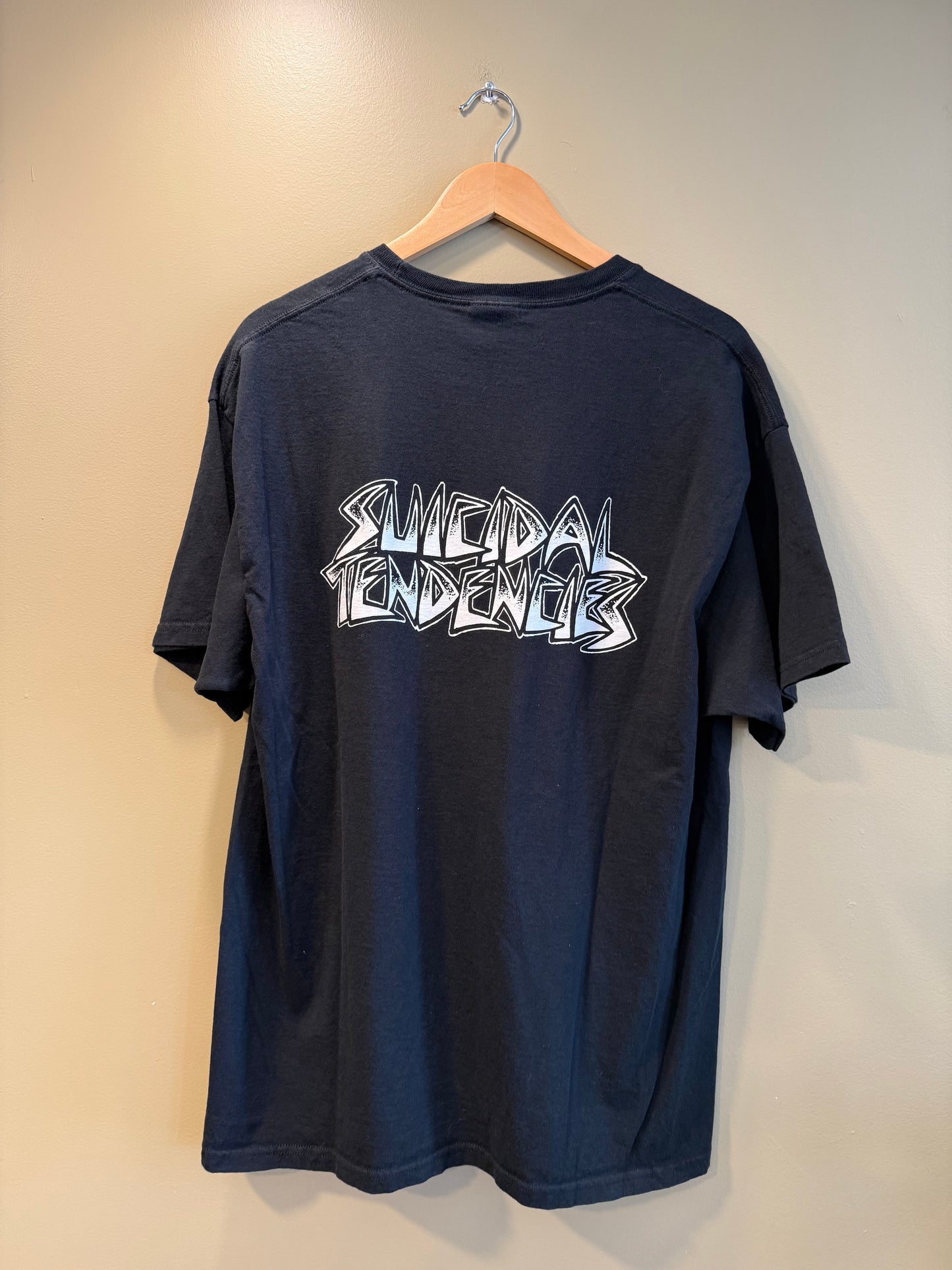 Vintage Suicidal Tendencies Black Punk T-Shirt- XL